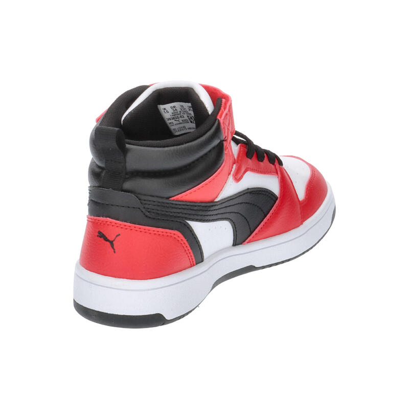 Încălțăminte alergare copii Rebound V6 Mid, alb PUMA