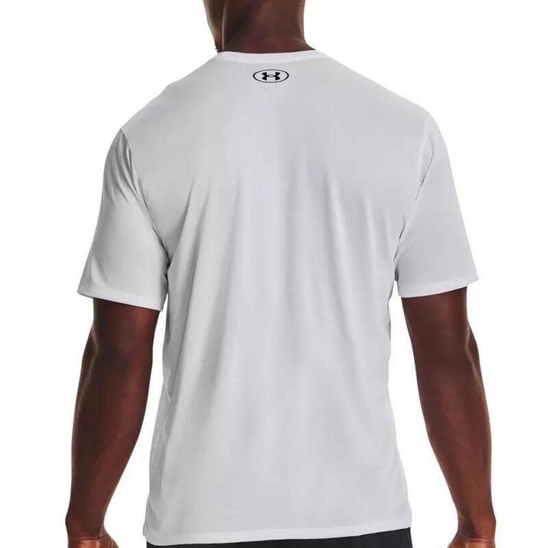 Tricou Under Armour Tech Vent SS pentru bărbați, alb, alb