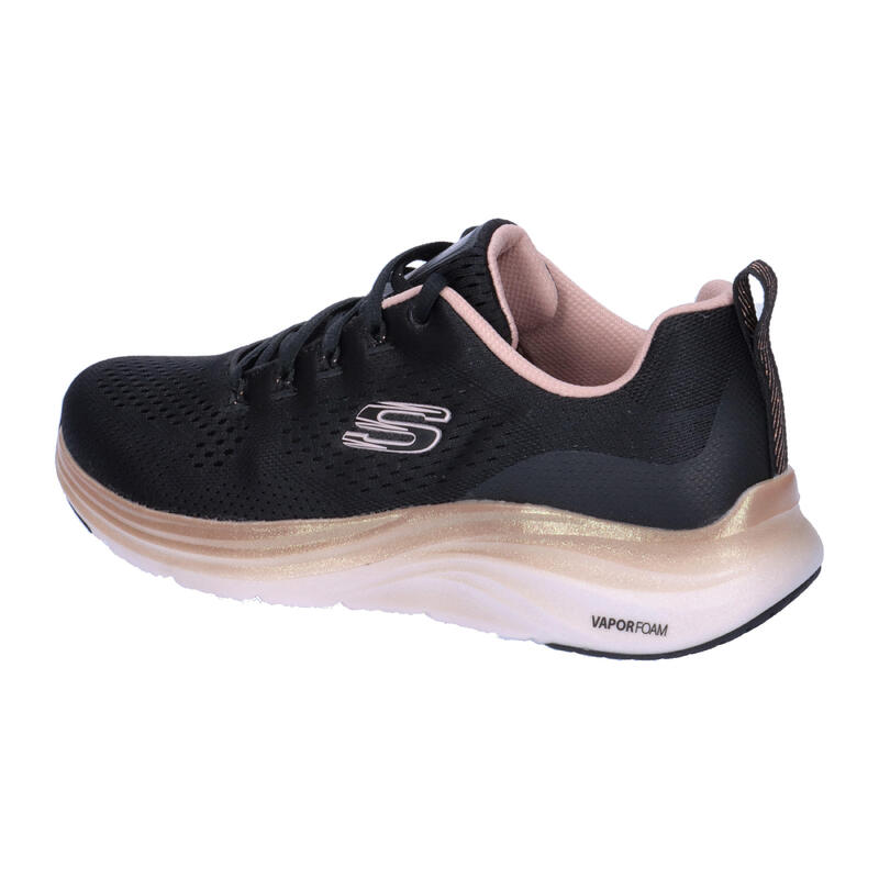 Baskets Femme Baskets Skechers VAPOR FOAM - MIDNIGHT GLI Noir Noir Skechers