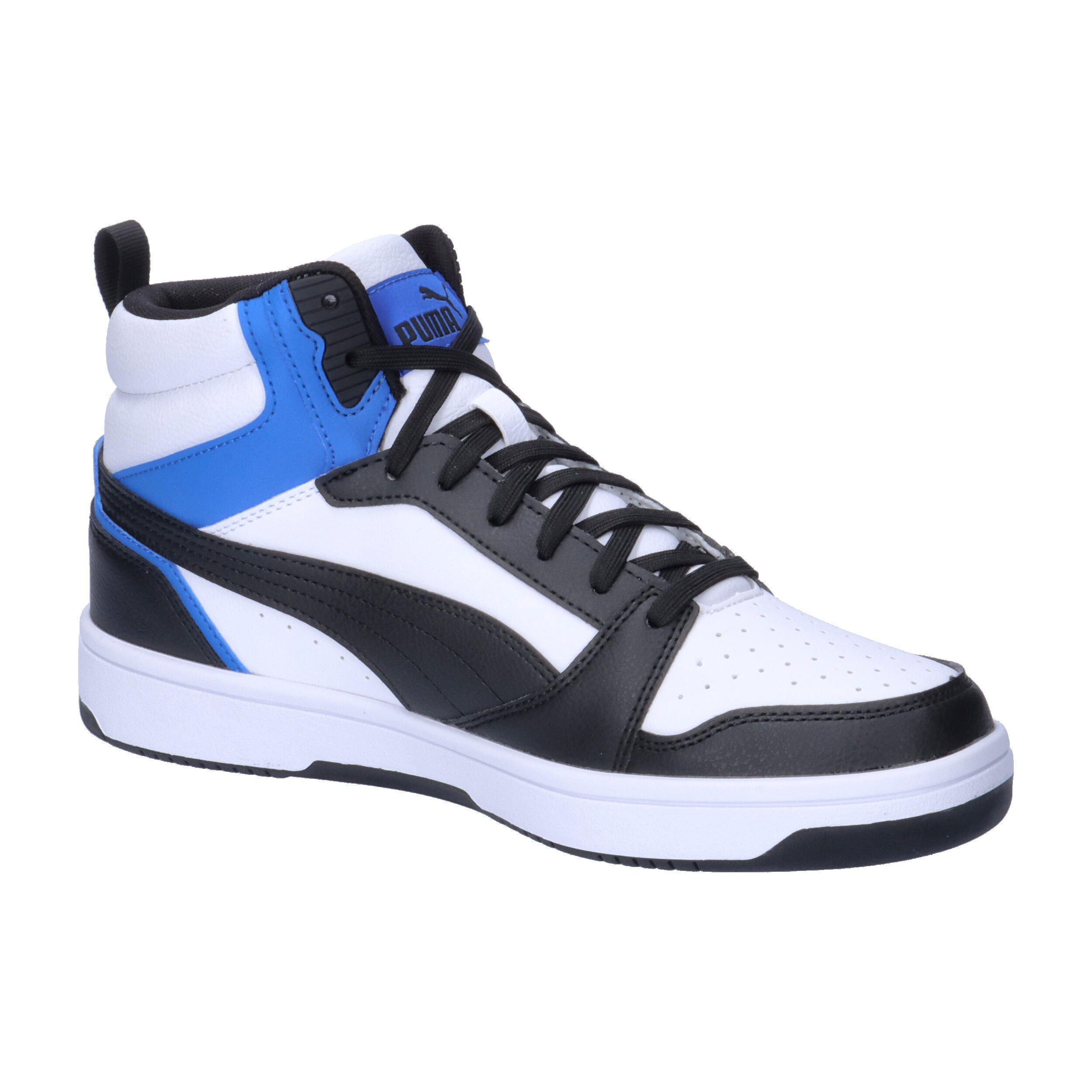Zapatillas Deportivas de Cuero Rebound V6 para Hombre Blanco, Negro, Azul 8/15