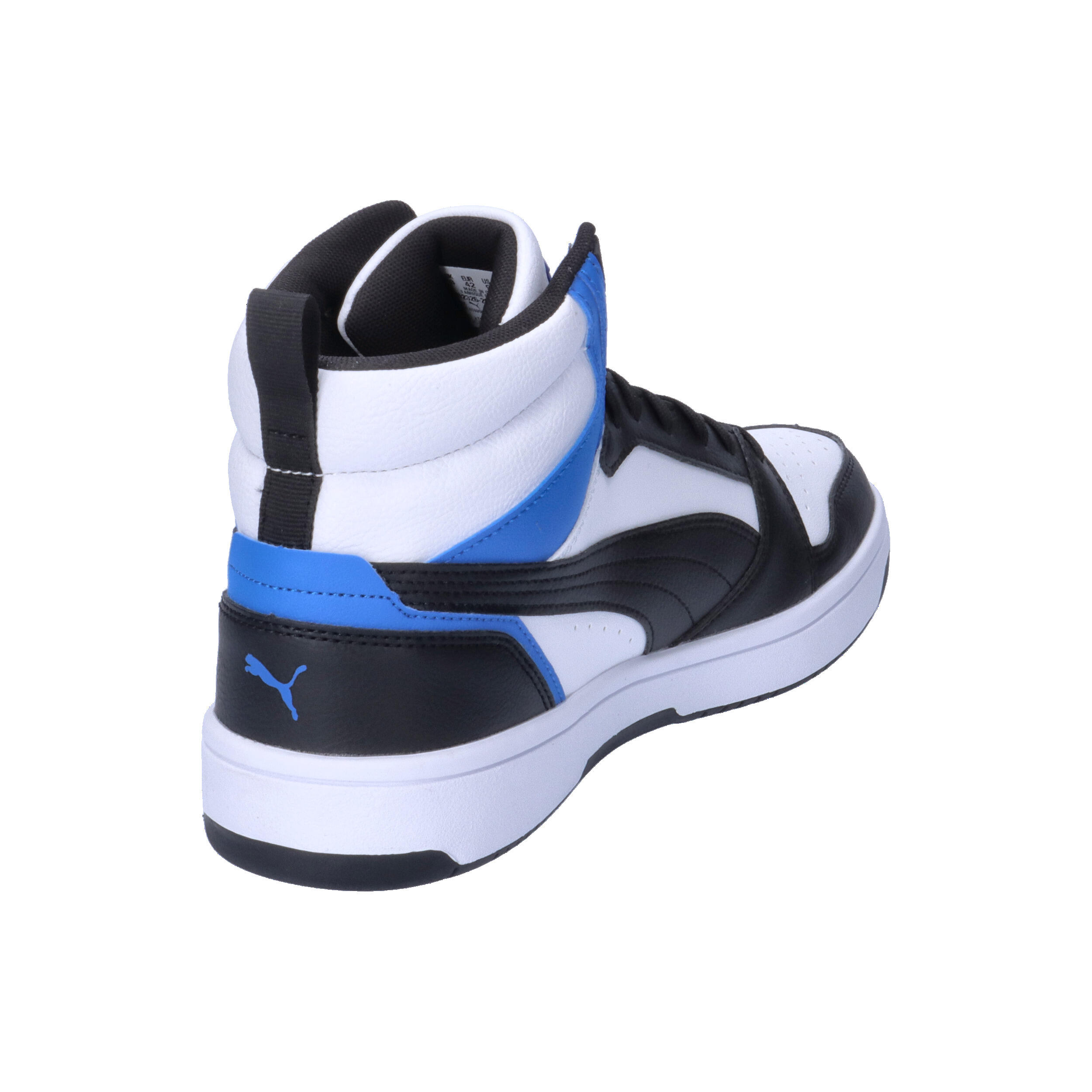 Zapatillas Deportivas de Cuero Rebound V6 para Hombre Blanco, Negro, Azul 14/15