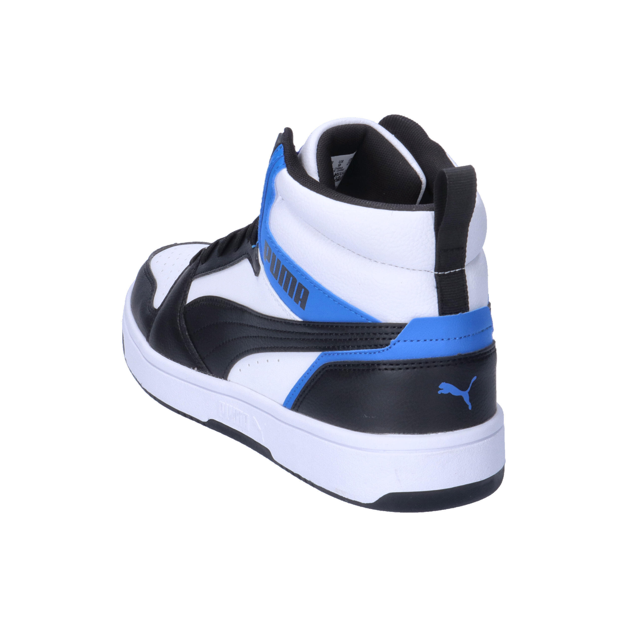 Zapatillas Deportivas de Cuero Rebound V6 para Hombre Blanco, Negro, Azul 12/15