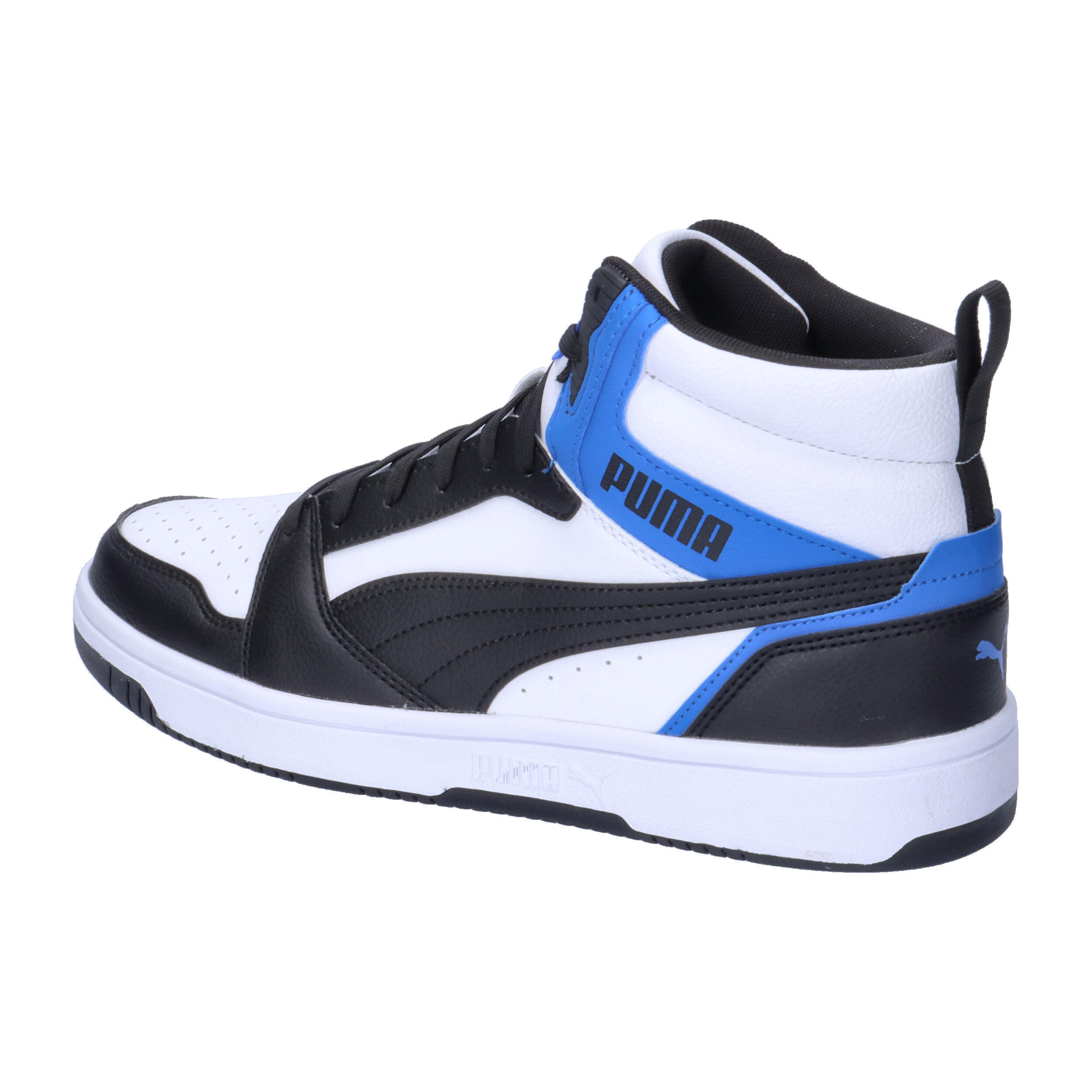 Zapatillas Deportivas de Cuero Rebound V6 para Hombre Blanco, Negro, Azul 11/15