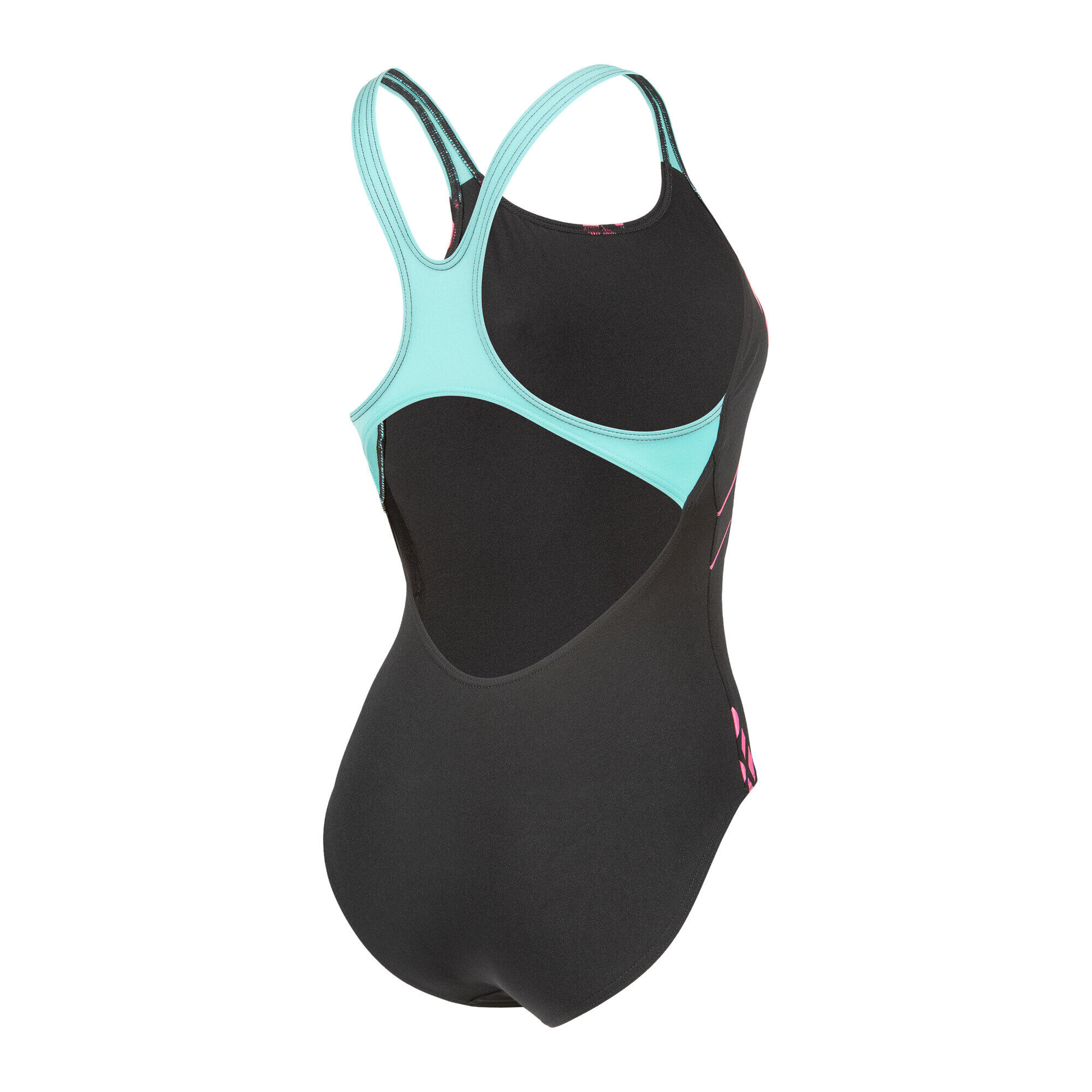 Arena Maxi Logo Badeanzug für Damen in Schwarz 10/10