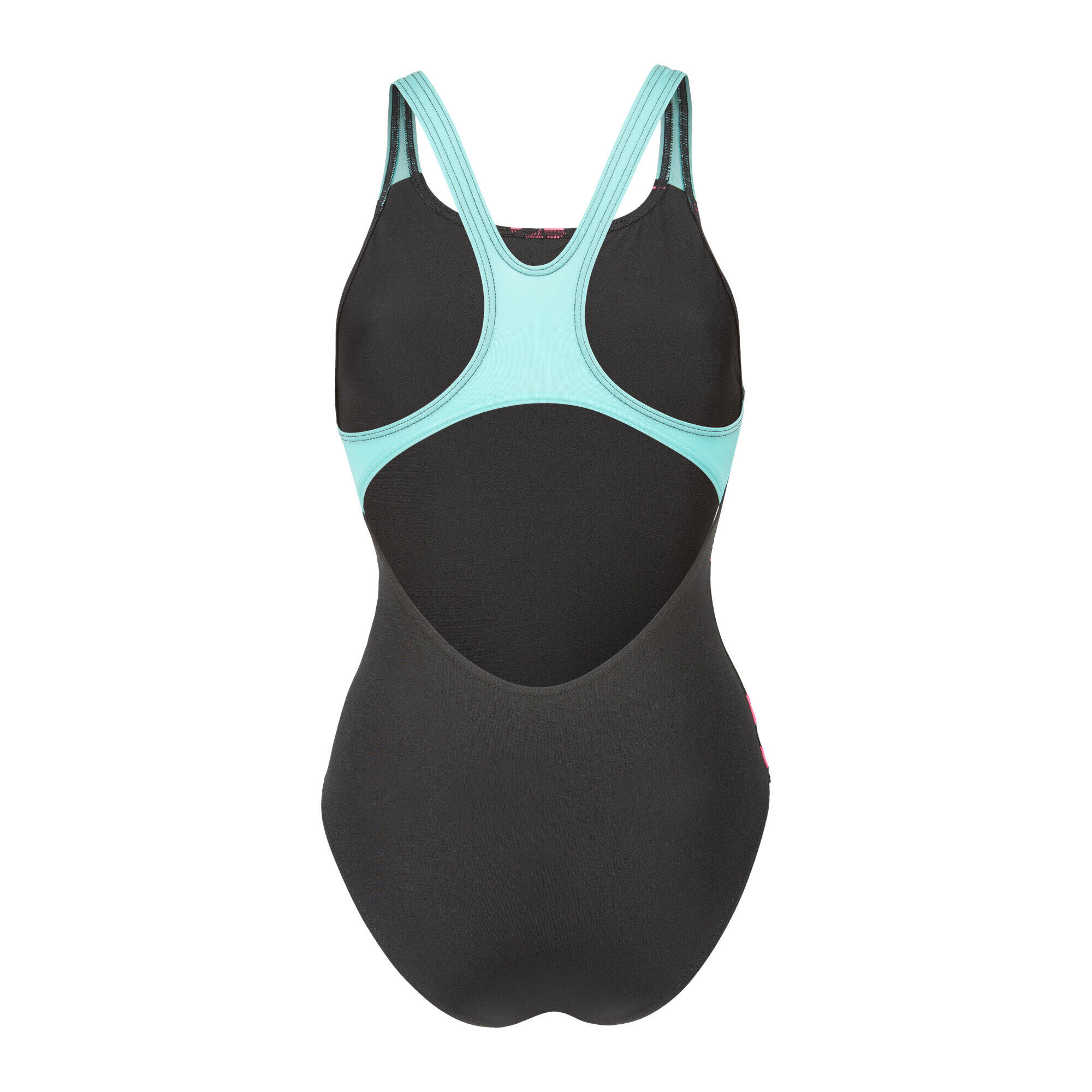 Arena Maxi Logo Badeanzug für Damen in Schwarz 9/10