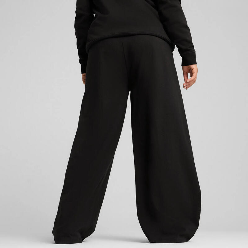 Pantalon Alergare Femei ESS Small No. 1 Logo Straight Hochgeschnittene PUMA
