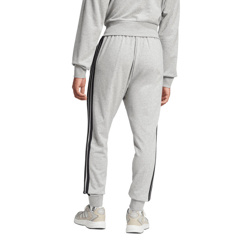 Pantaloni din material plușat Essential cu 3 dungi