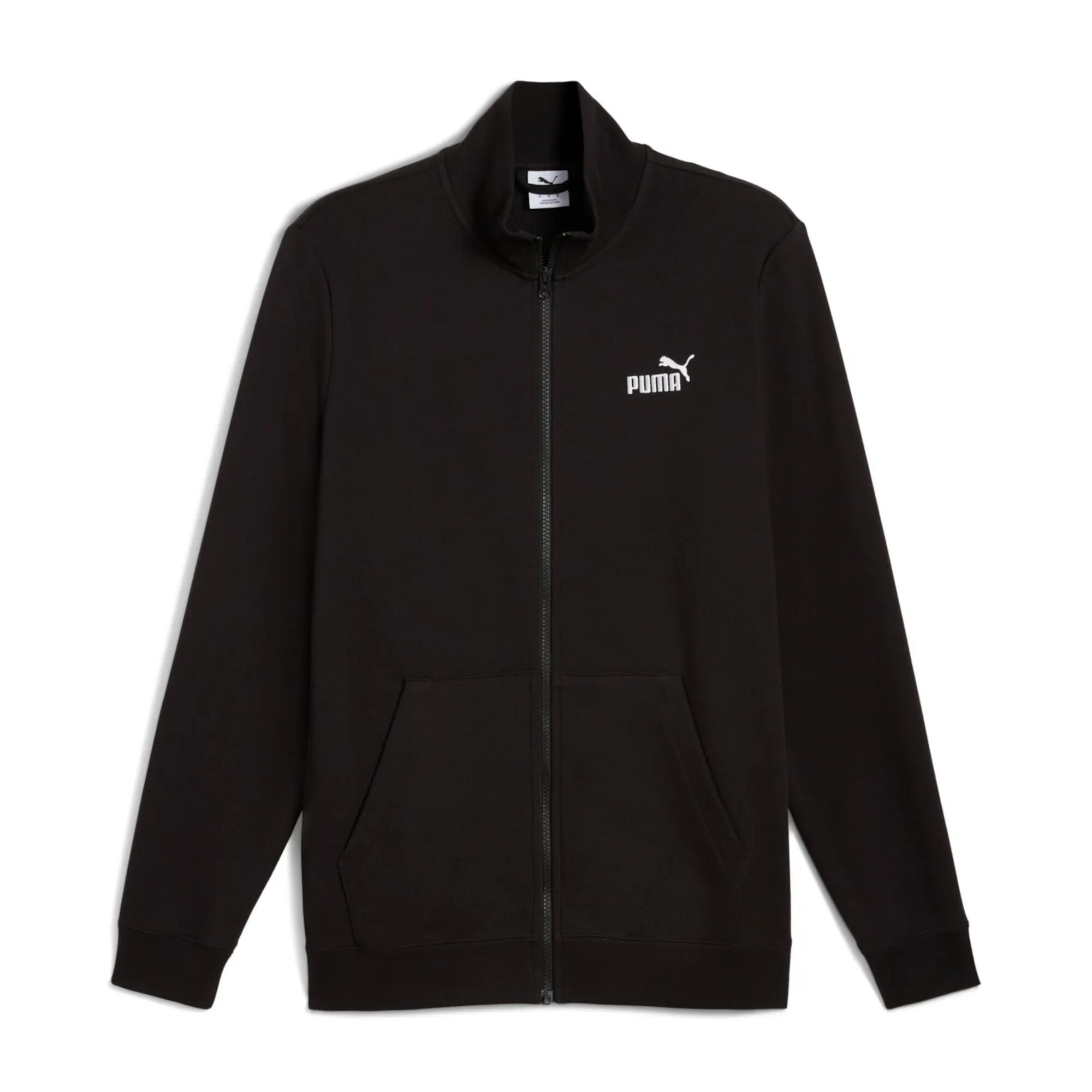 Giacca da corsa con logo Essentials N. 1 da uomo PUMA Black 10/11