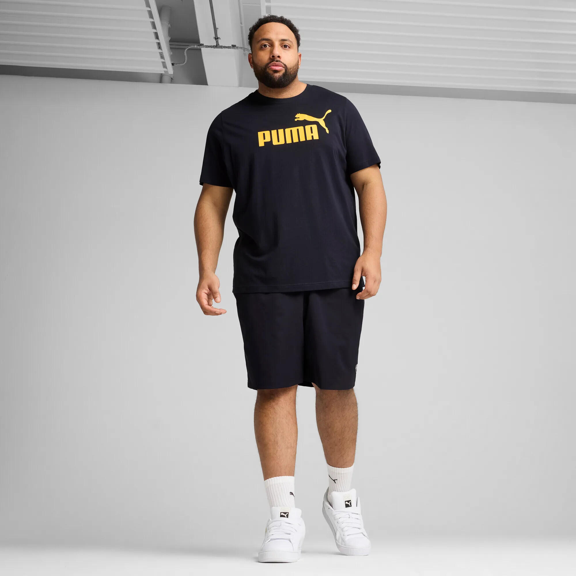 T-shirt homem confortável logótipo Ess No. 1 Logo Tee S PUMA New Navy Blue 11/13