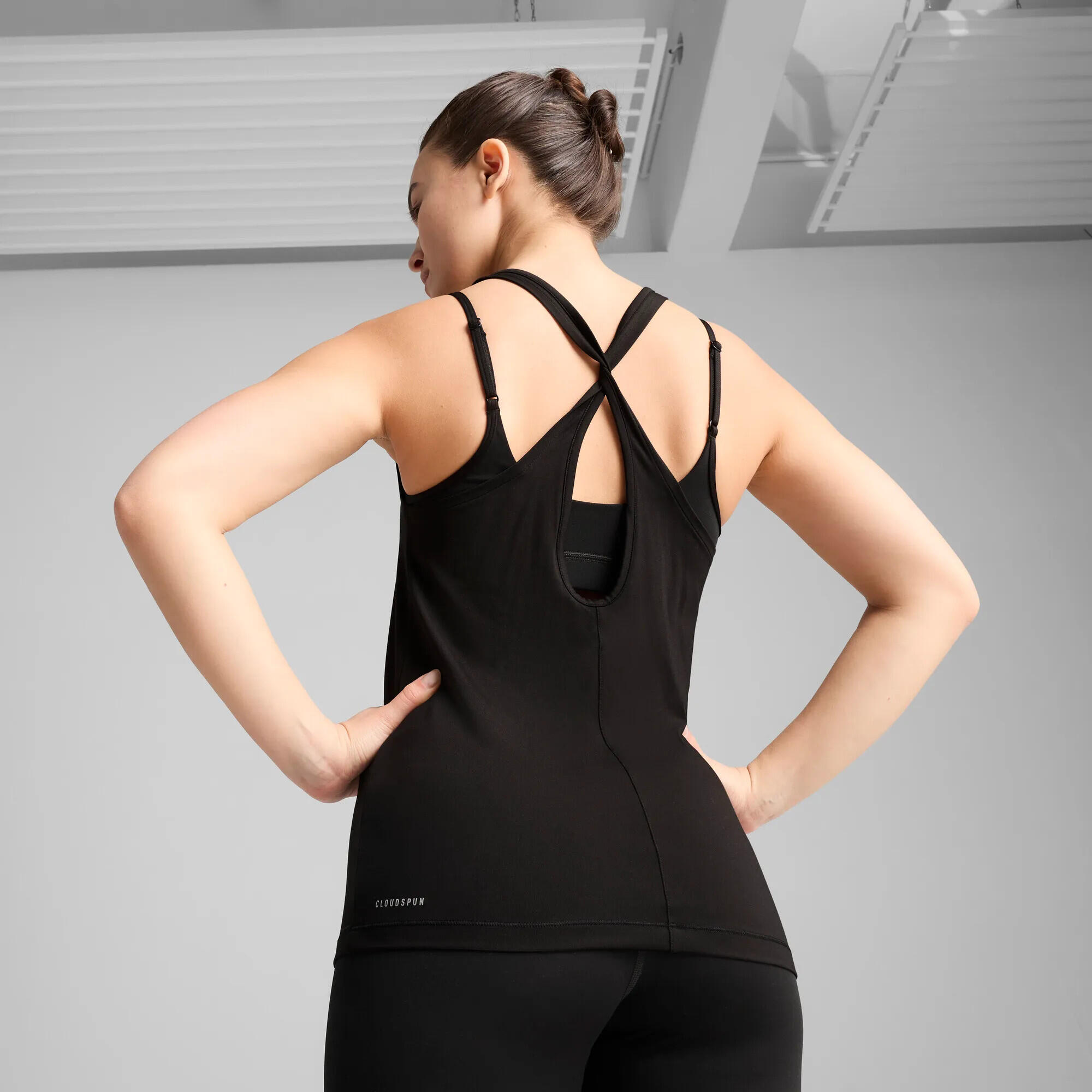 MOVE CLOUDSPUN Loose Fit Tanktop Damen PUMA Black 12/13