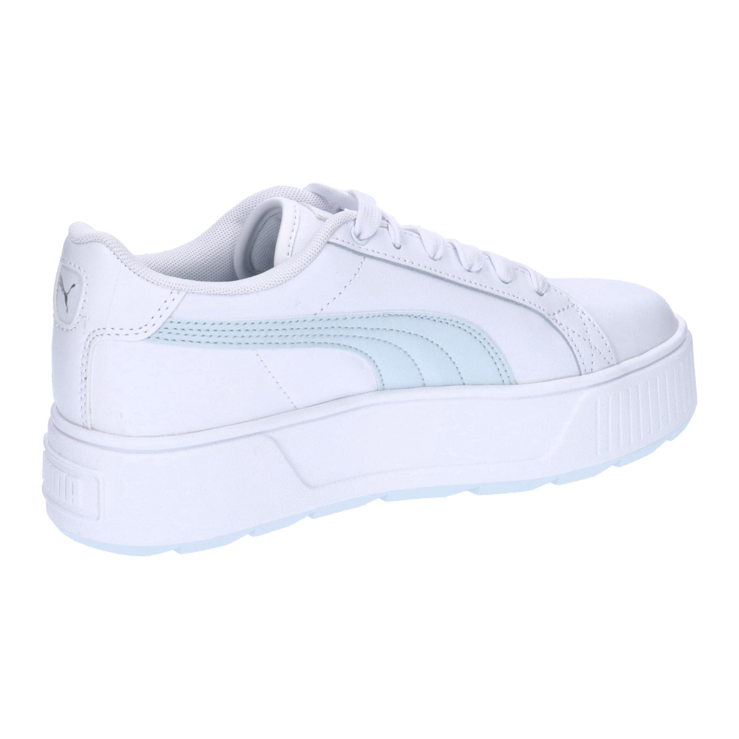 Karmen L Sneakers Damen PUMA White Dewdrop Silver Blue Metallic 15/15