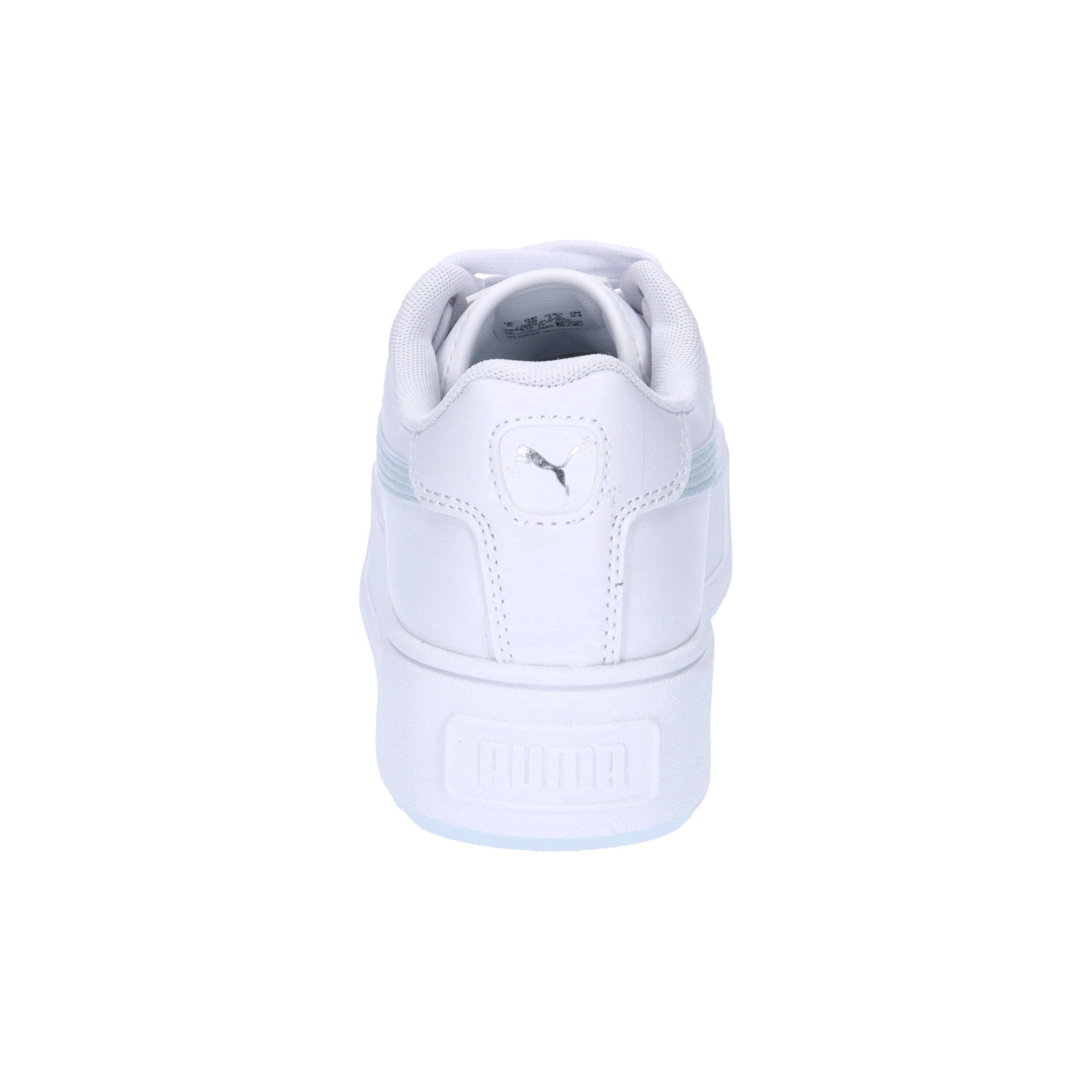 Karmen L Sneakers Damen PUMA White Dewdrop Silver Blue Metallic 13/15