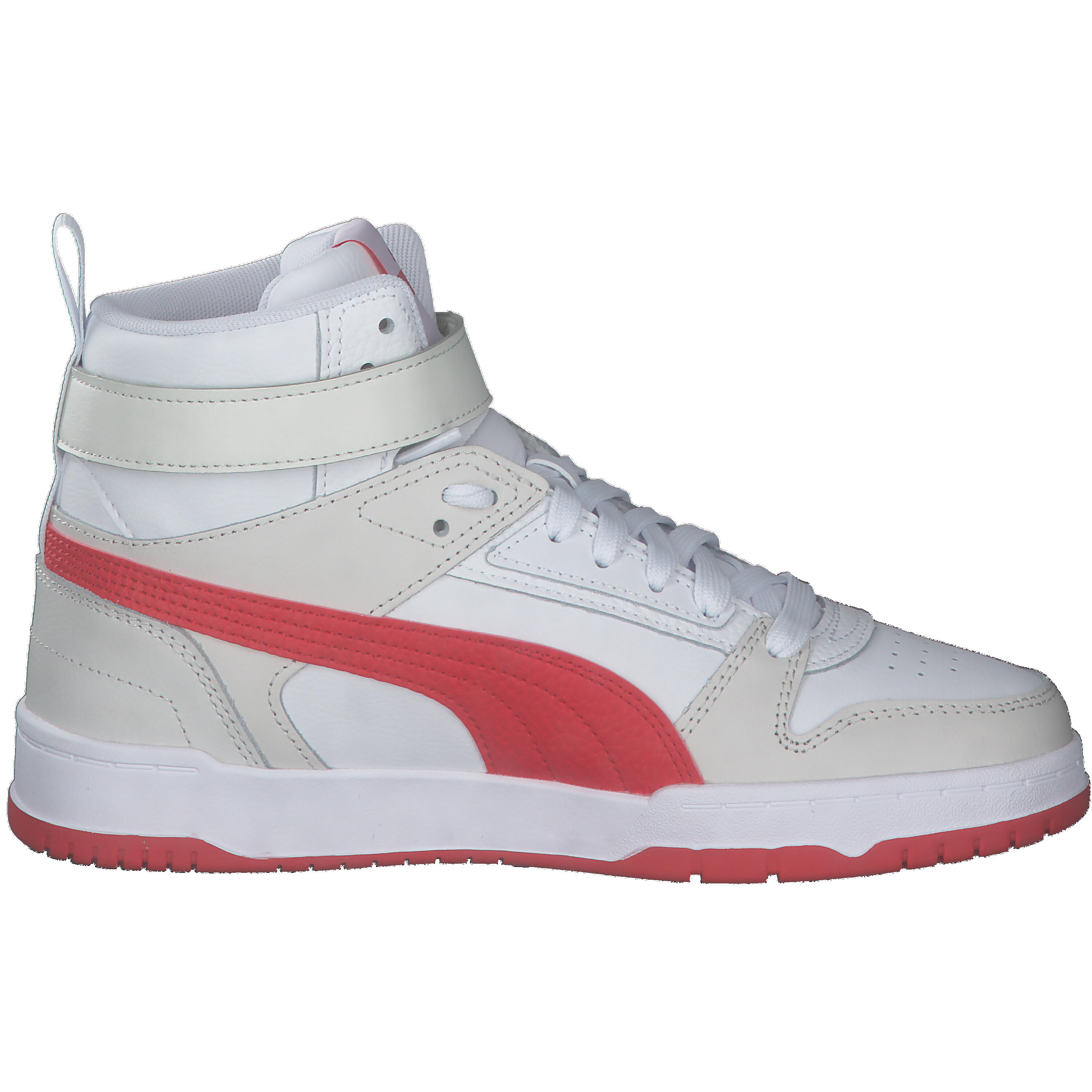 Puma RBD GAME JR Kinder Sneaker High 386172 04 weiss/rot 7/15