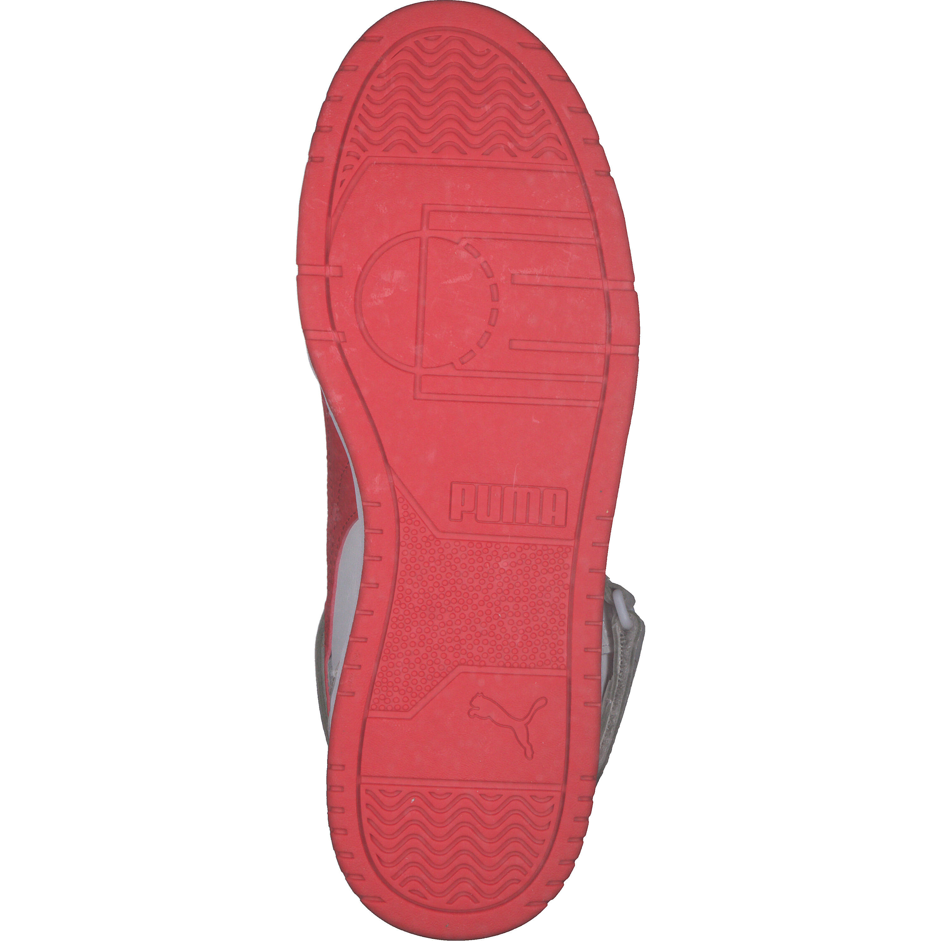 Puma RBD GAME JR Kinder Sneaker High 386172 04 weiss/rot 6/15