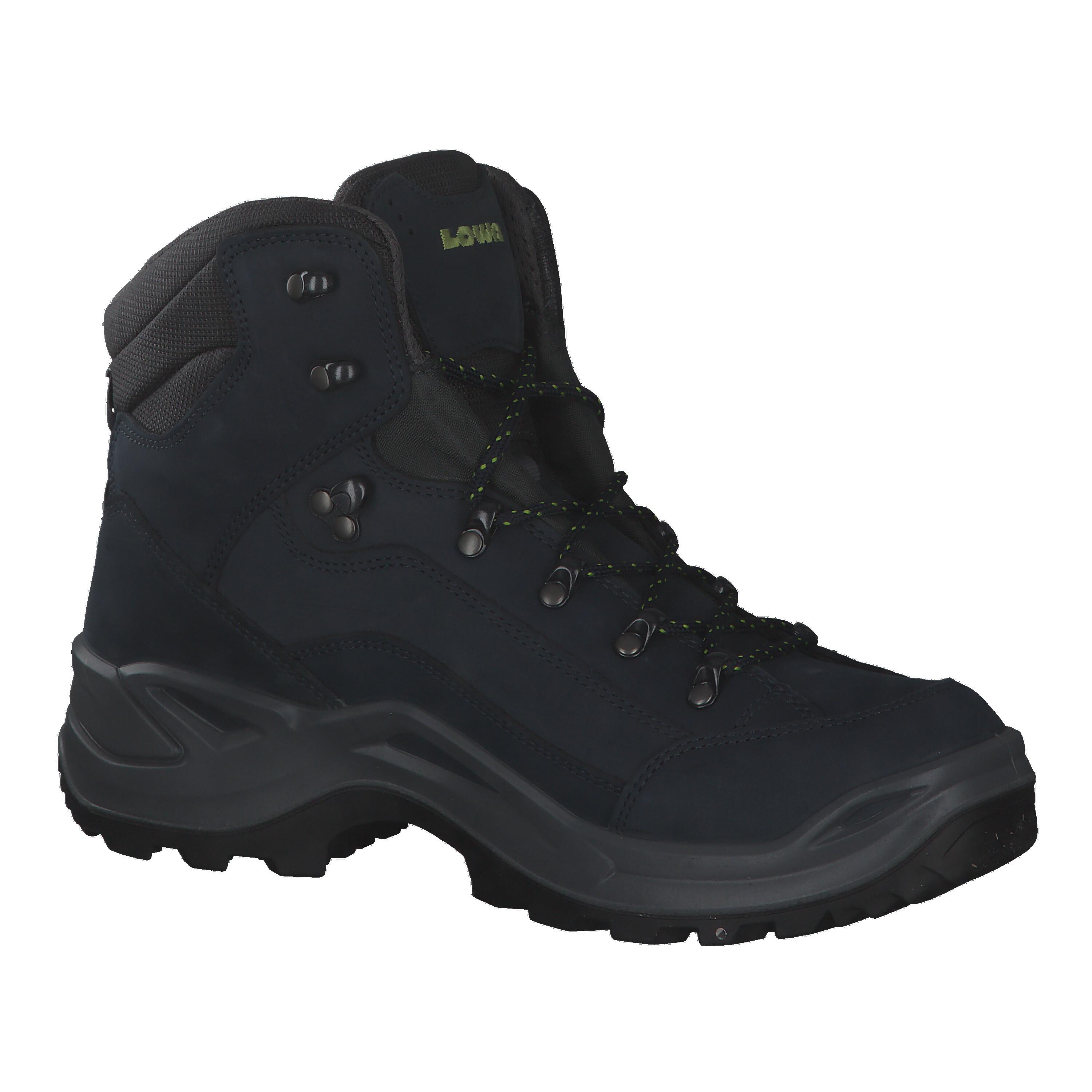 LOWA RENEGADE GTX MID Unisex Wanderstiefel Outdoor Goretex blau 8/15