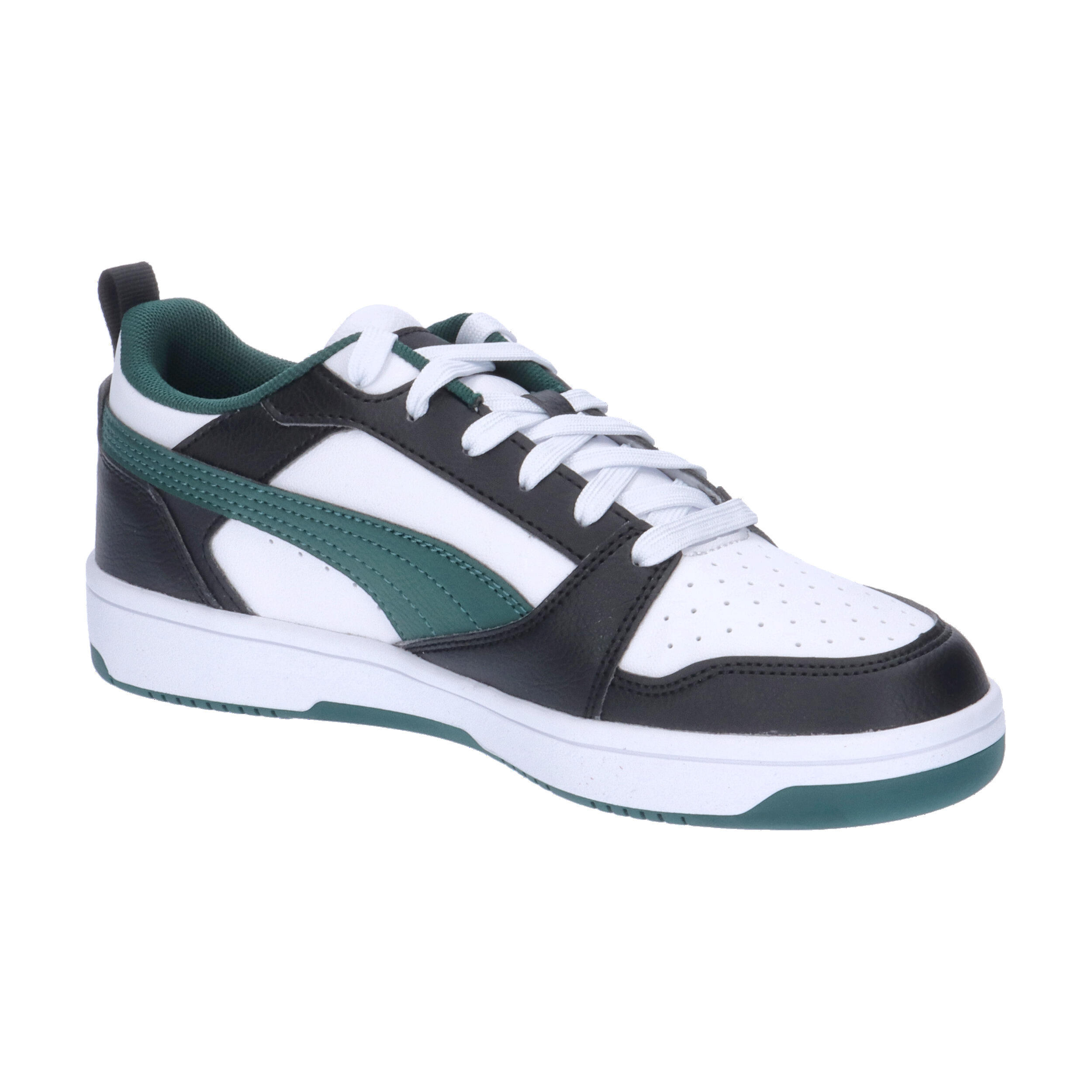 Puma - Rebound v6 bco/preto/verde 393833-15 8/15