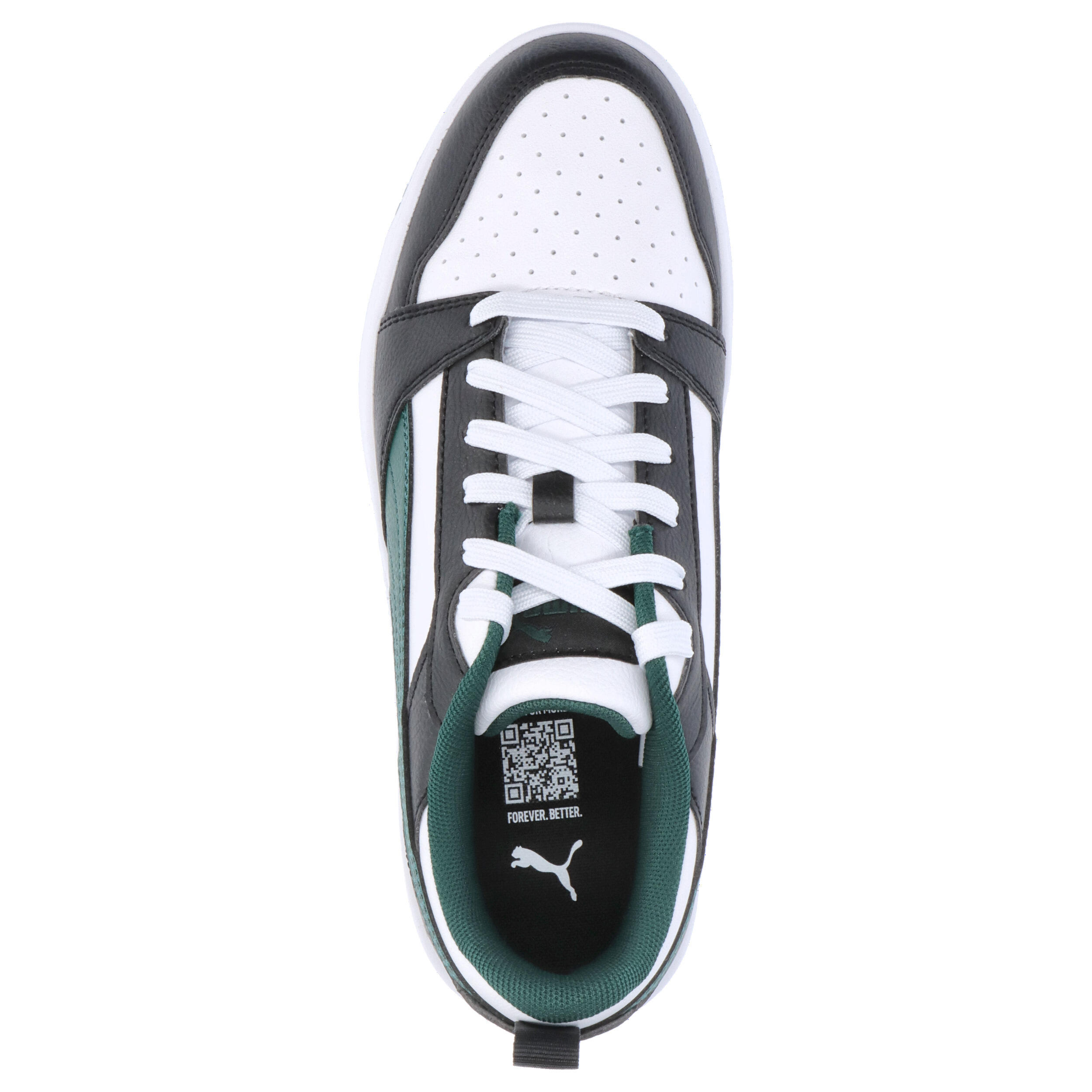 Puma - Rebound v6 bco/preto/verde 393833-15 5/15