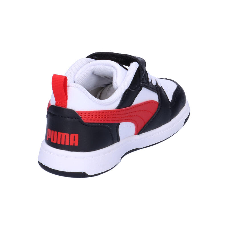 Încălțăminte fitness copii guler mijlociu materiale reciclate Rebound V6 Lo, alb