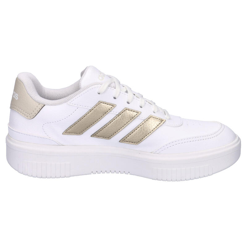 Sneaker Adidas Courtblock Bold Donna - Bianco Oro Eleganti