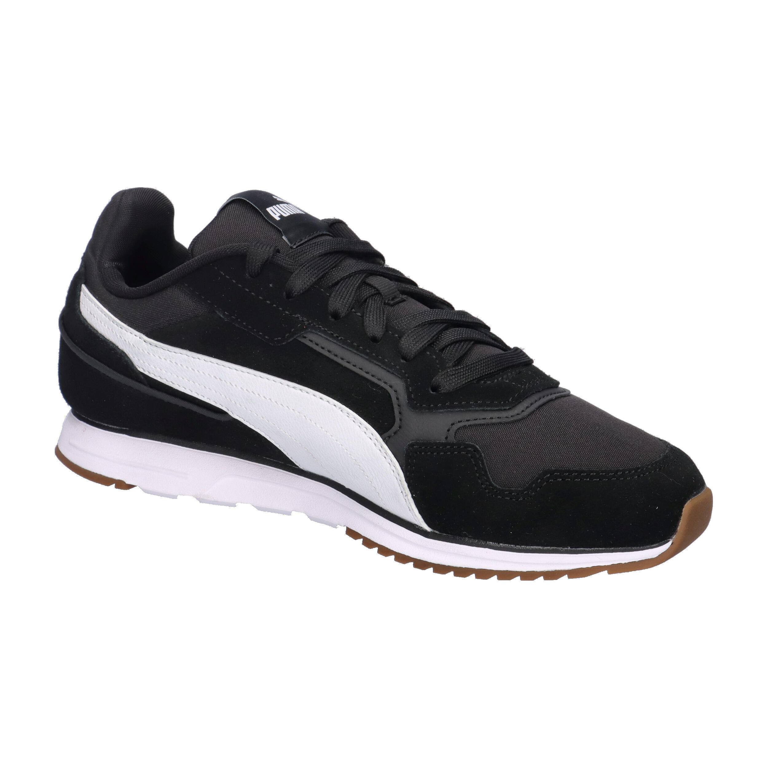 Softride St Miler Sneakers Erwachsene PUMA White Black Gum Beige 8/15