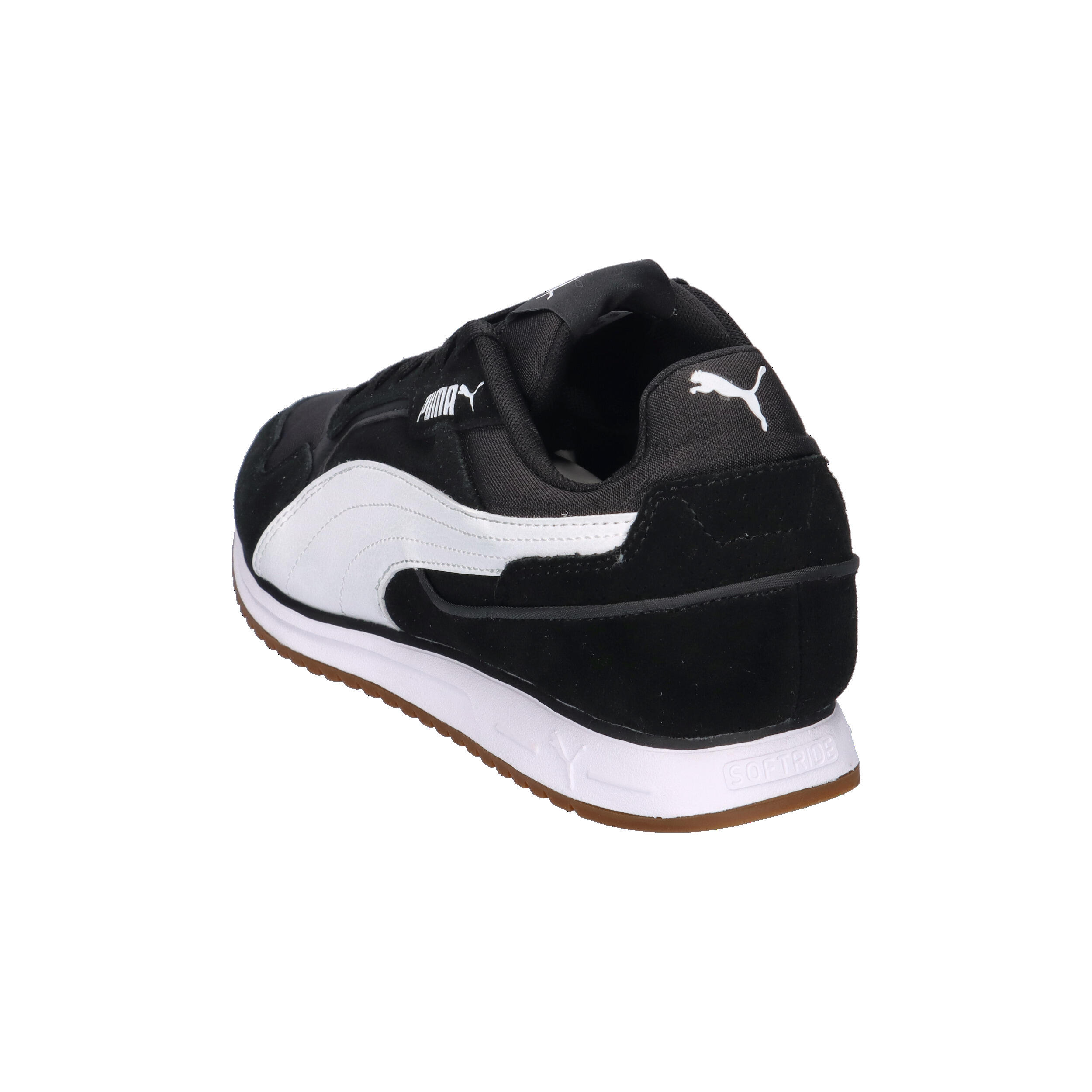 Softride St Miler Sneakers Erwachsene PUMA White Black Gum Beige 12/15