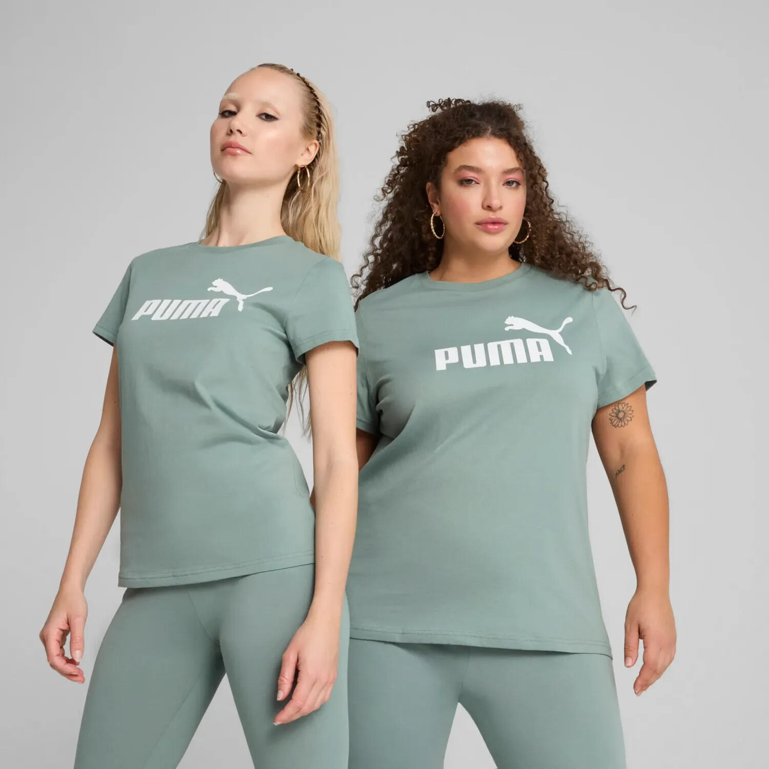 Camiseta ESS No. 1 Logo Mujer PUMA Green Moon 9/11