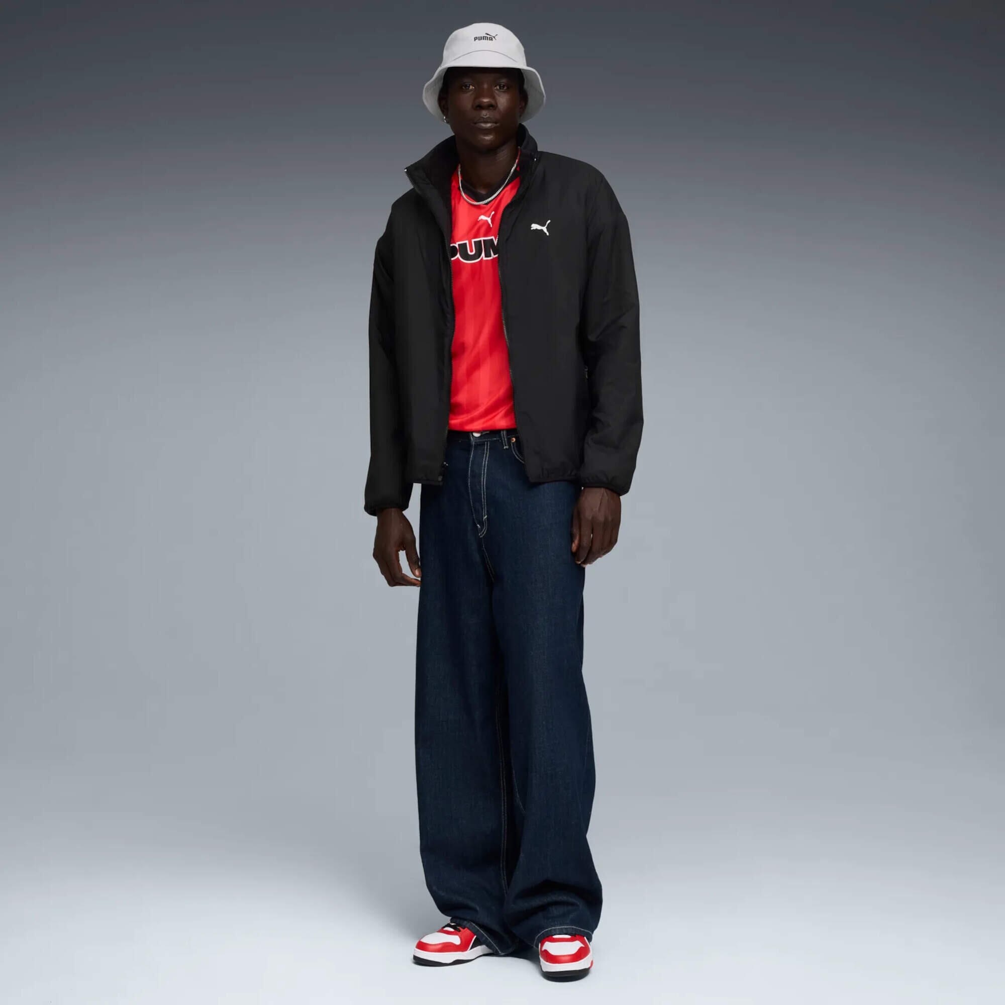 Giacca reversibile in sherpa da uomo PUMA 9/9