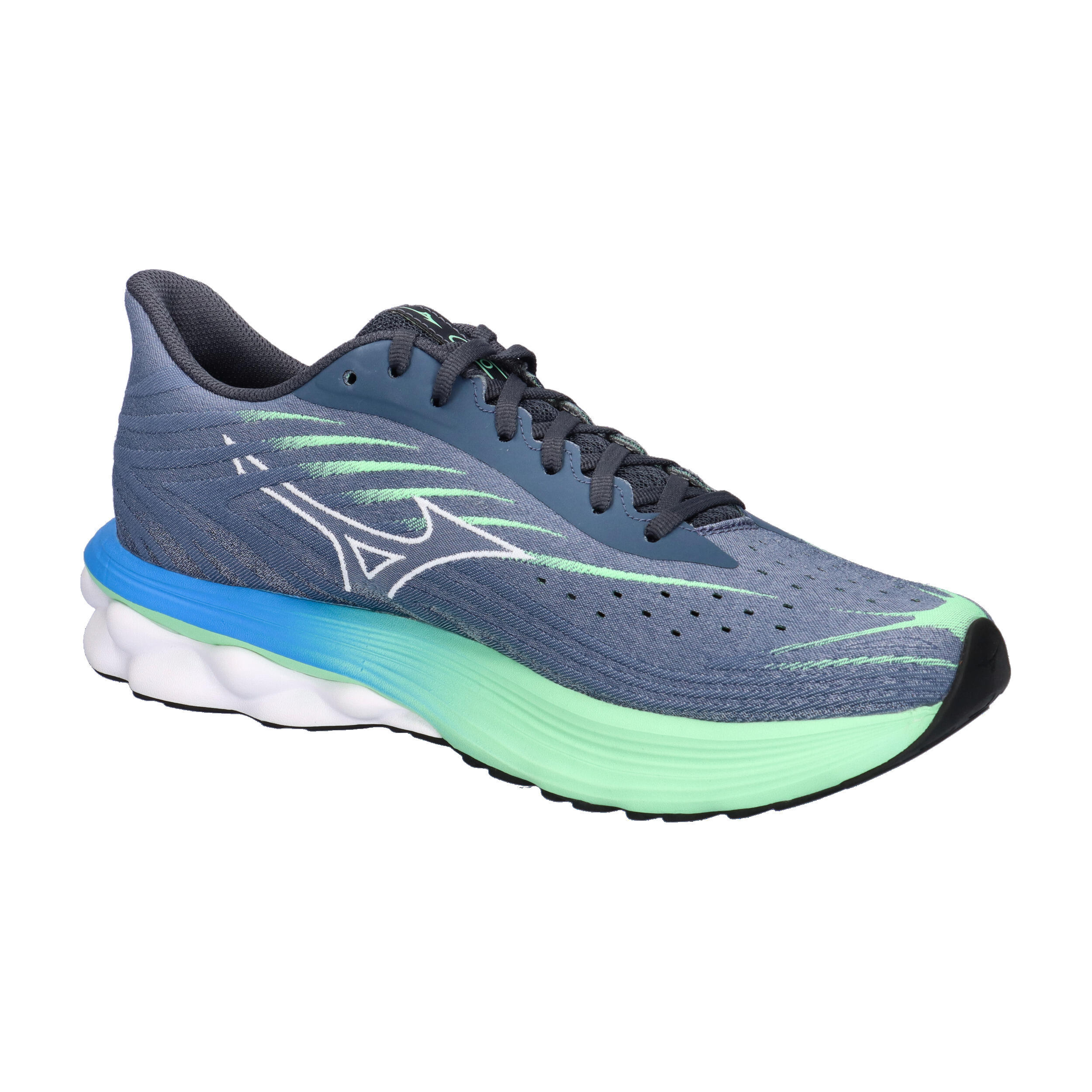 Zapatillas de Running Mizuno Wave Skyrise 6 Azul/Verde Hombre 8/15
