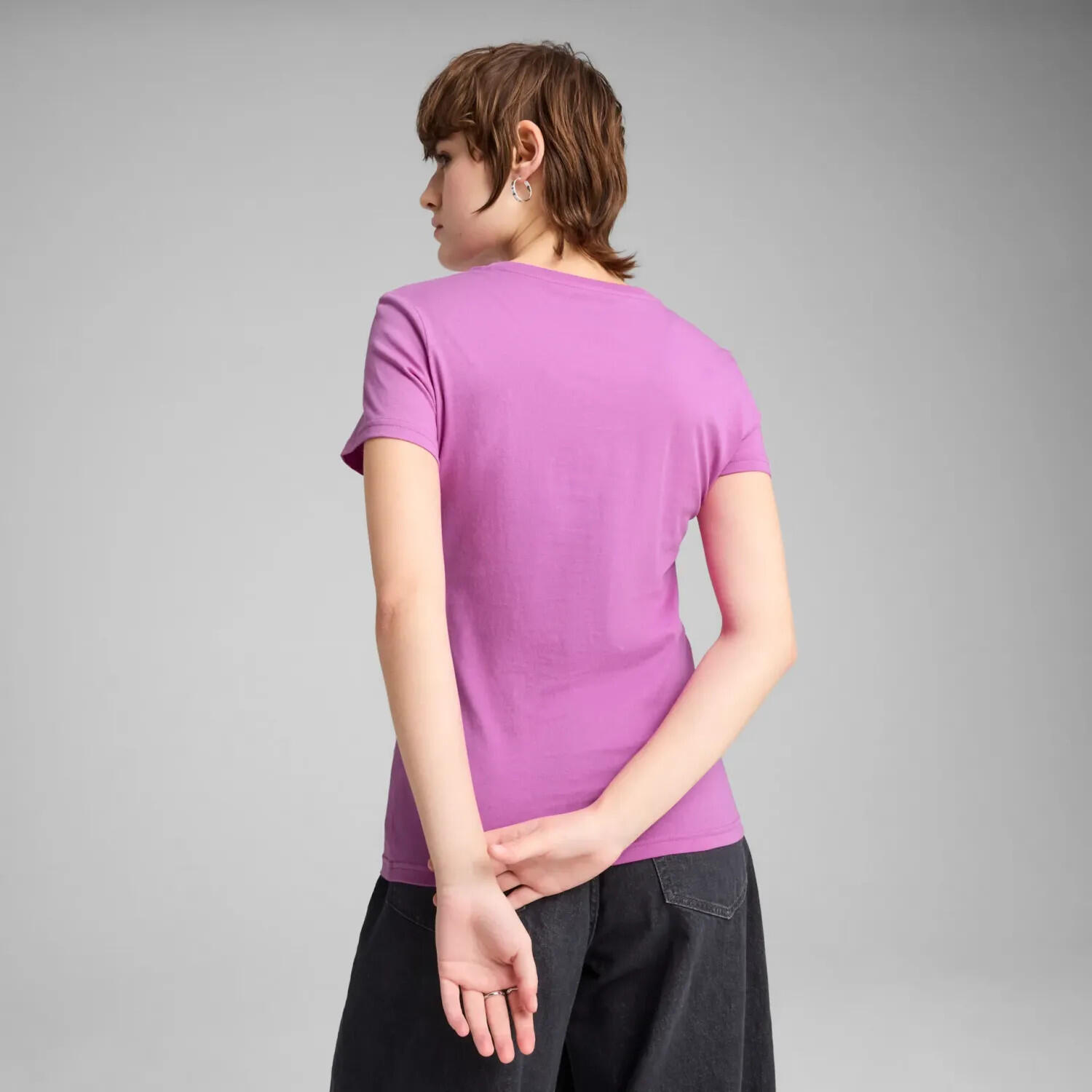 Tshirt Style Logo ESS NO.1 Femme (Violet Clair) 10/11