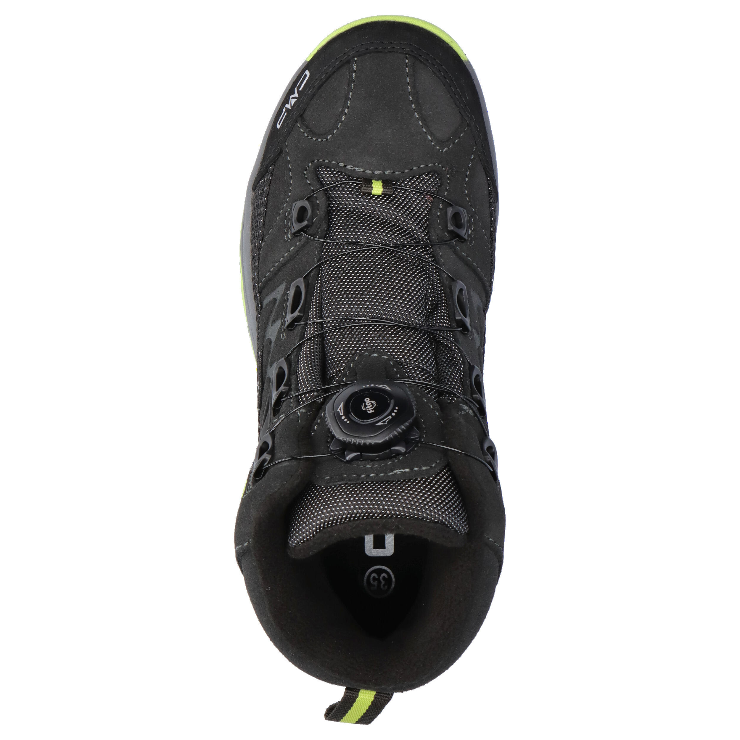 Botas de trekking infantis CMP Kiruna Mid Fitgo Fleece Wp 5/15