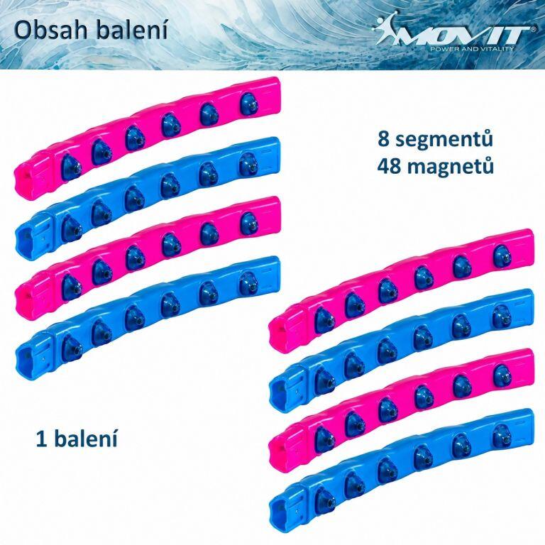 Fitness masážní obruč Hula Hoop MOVIT 6/7