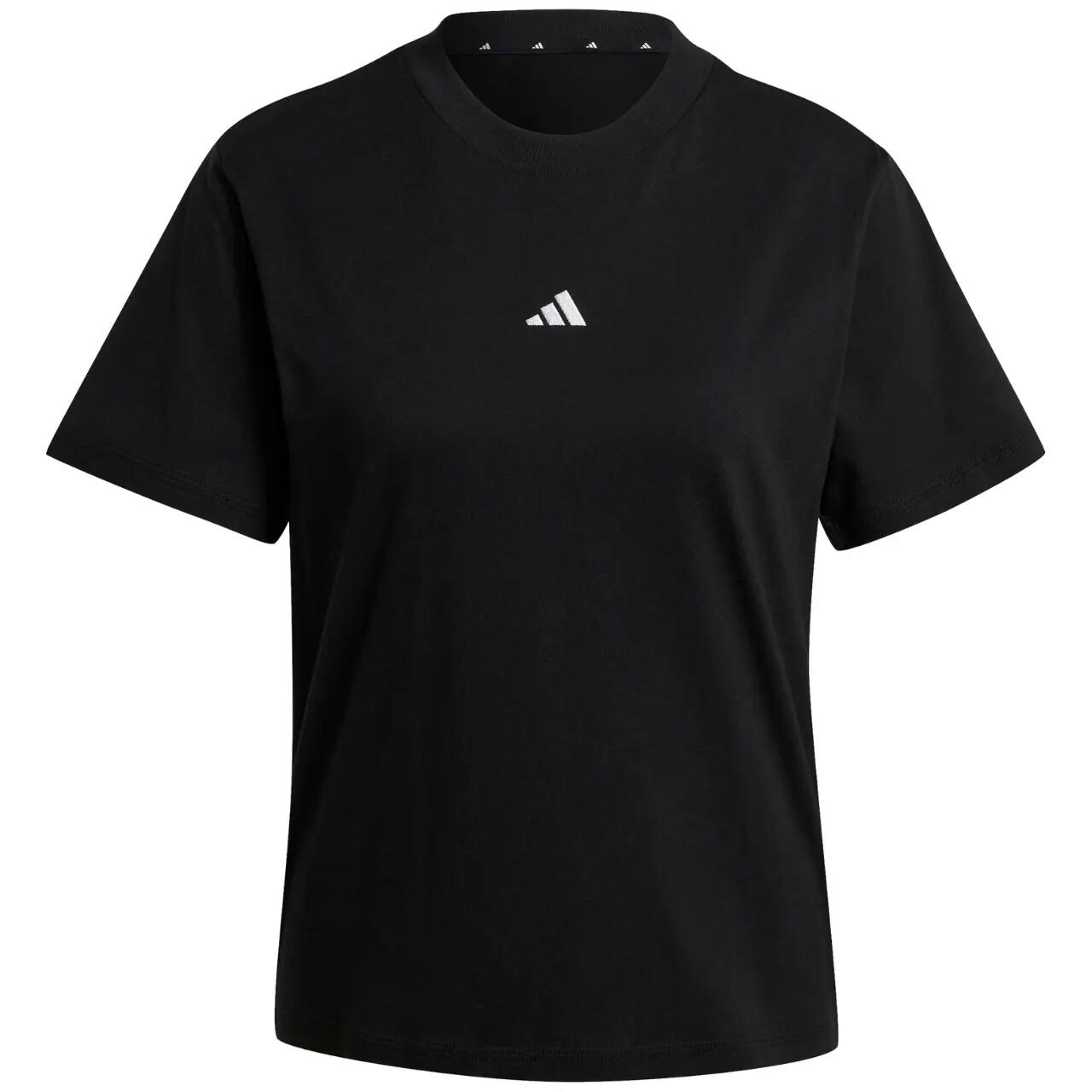 ADIDAS dames T-shirt 100% katoen, kortarmig, Classic Fit, klein logo 2/8