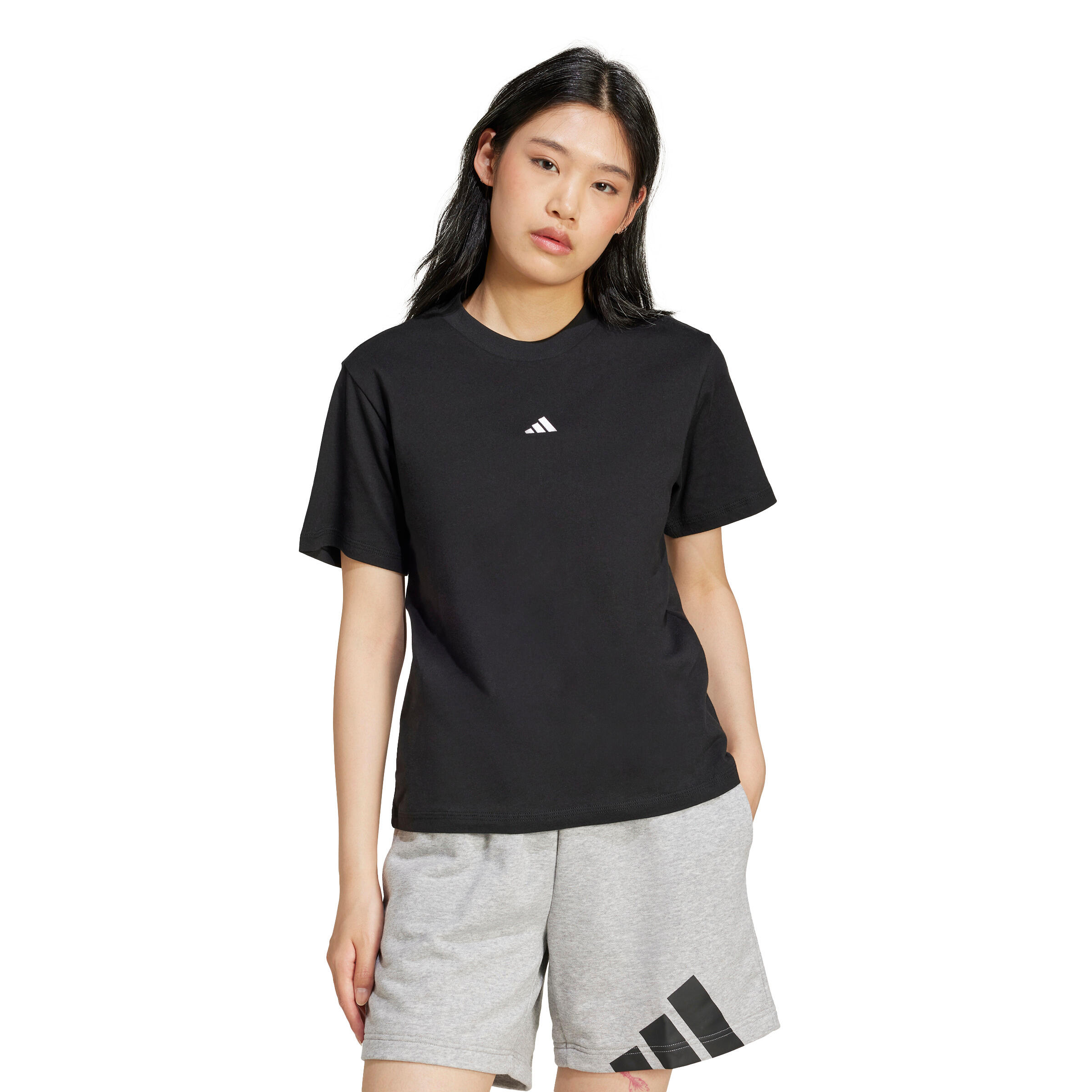 Katoenen dames-T-shirt adidas Essentials Small Logo 2/8