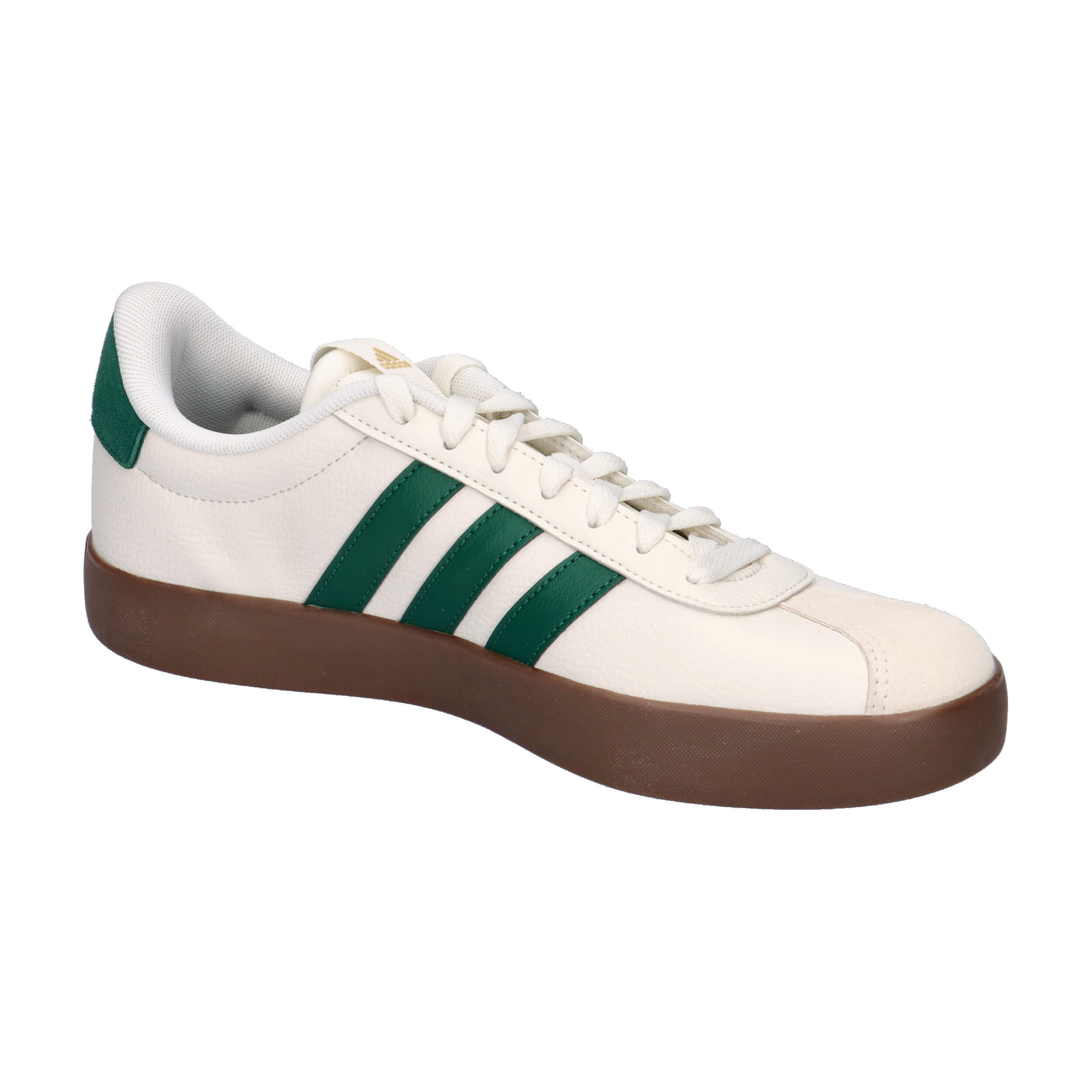 adidas VL COURT 3.0 Herren Sneaker Schuhe Leder KJ6808 White/ Green 8/15