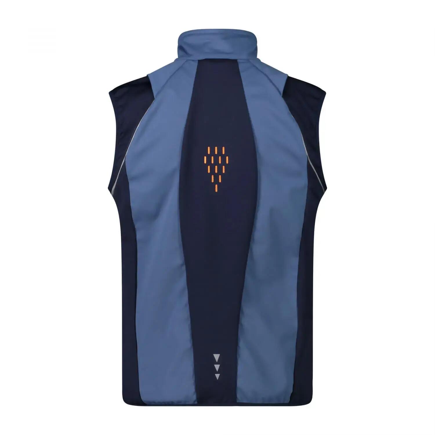 Casaco Campagnolo de mangas destacáveis para homem em azul. 4/9