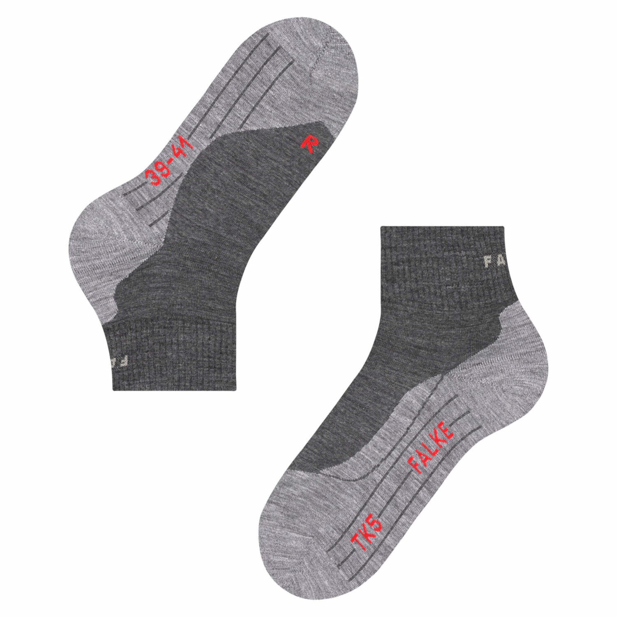 Chaussettes en laine pour hommes l'asphalte. 8/11