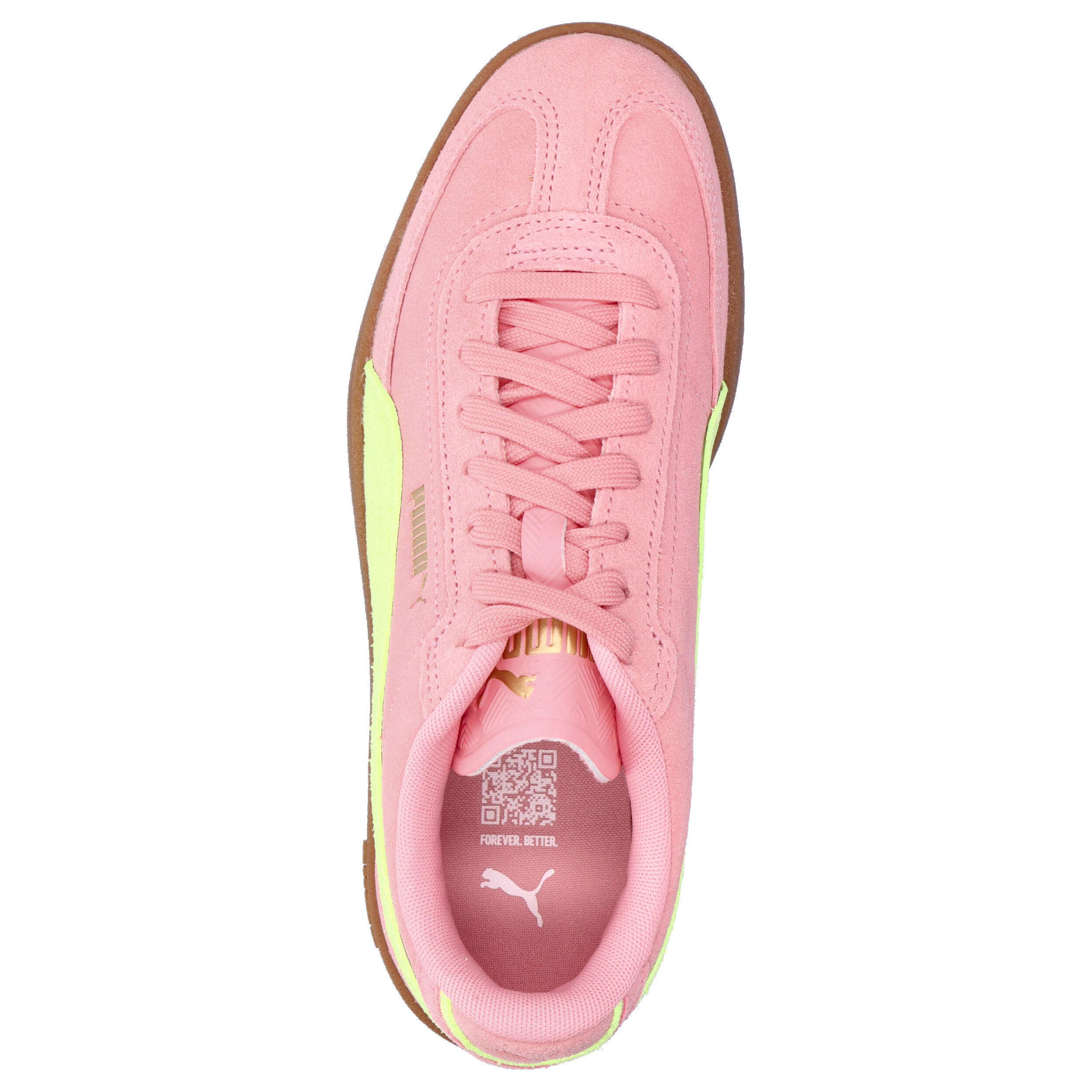Ténis Puma Modelo Club Ii Era Suede Cor Rosa 5/15