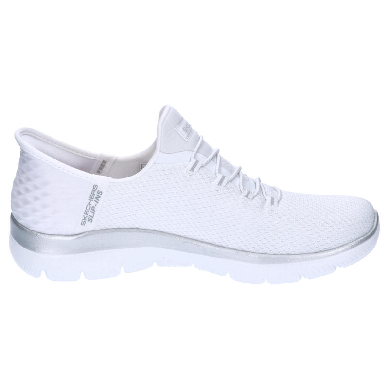 Baskets Femme Baskets Skechers SUMMITS-DIAMOND DREAM Blanc Blanc Skechers