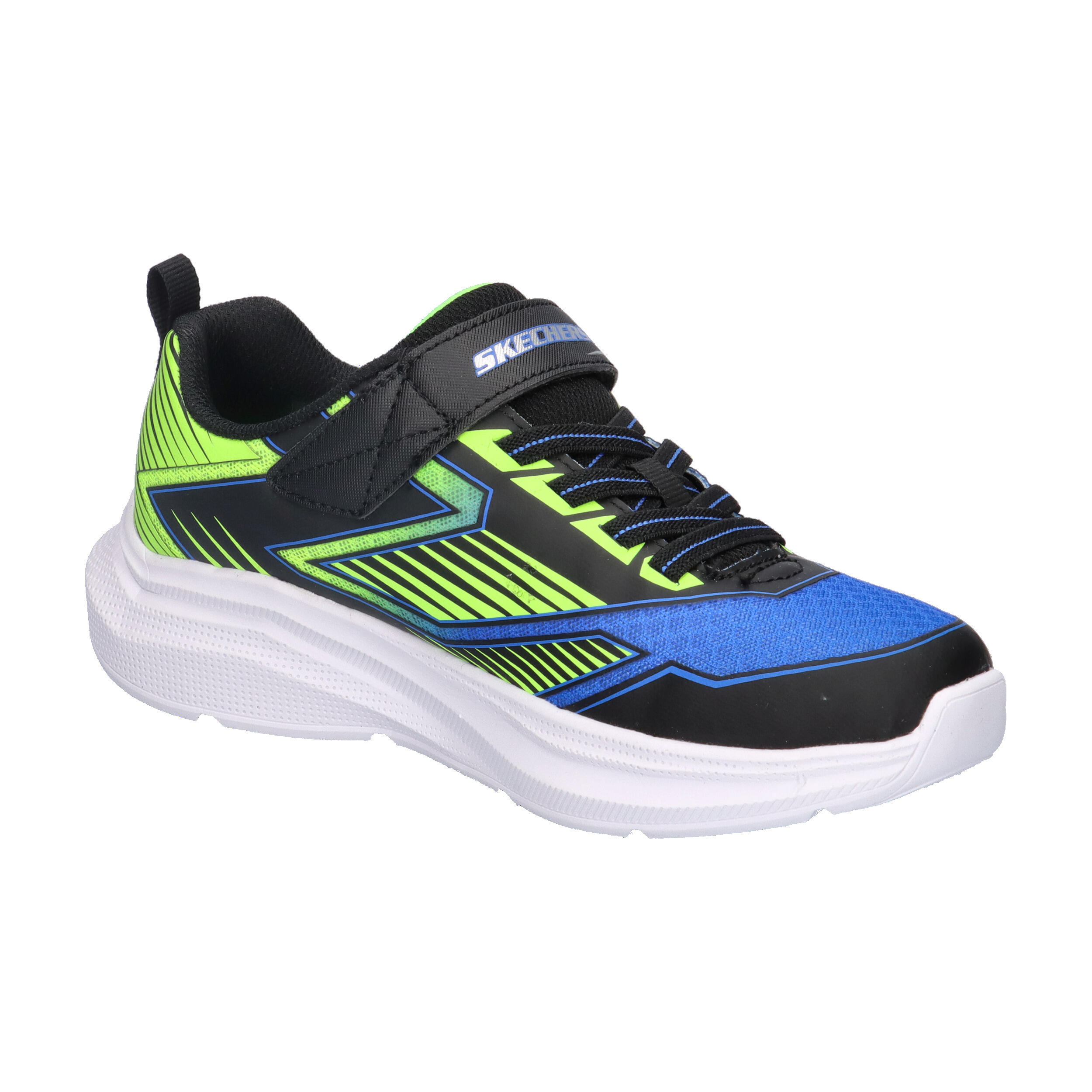 Skechers Kinder Microspec Velocity Grid-Drift Sneaker 404127L BBLM 8/15