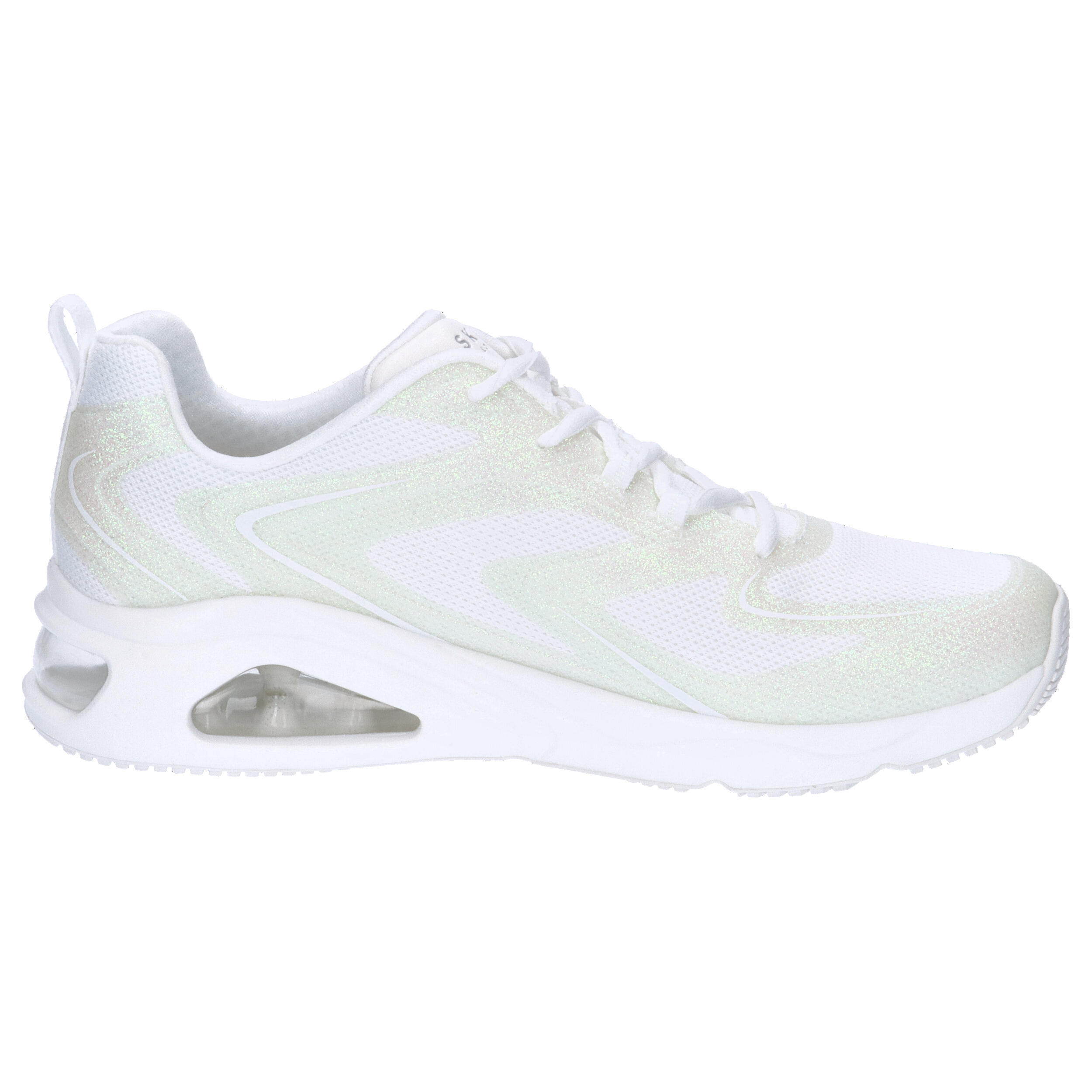 Scarpe Donna Skechers Tresair Uno Glitairy bianco 7/15