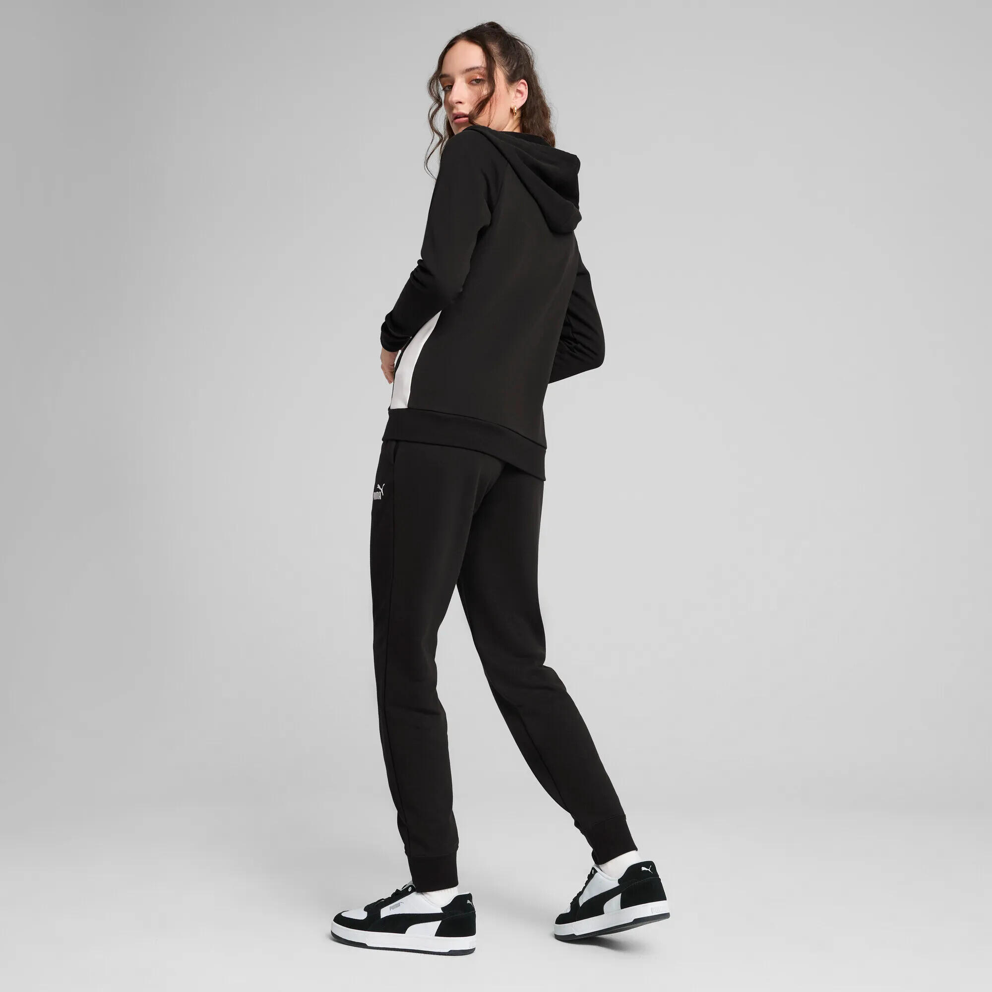 Jogginganzug mit Kapuze Damen PUMA Black 12/13