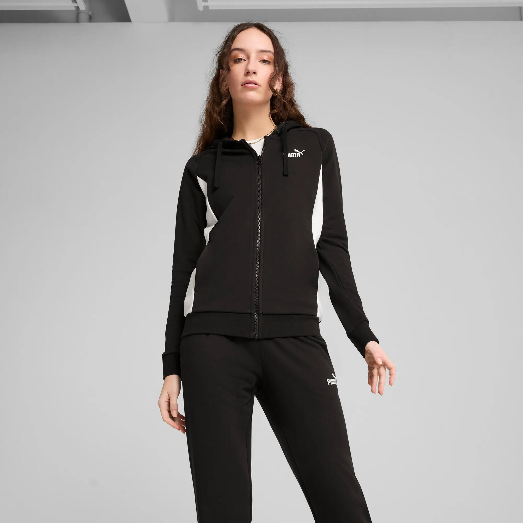Jogginganzug mit Kapuze Damen PUMA Black 11/13