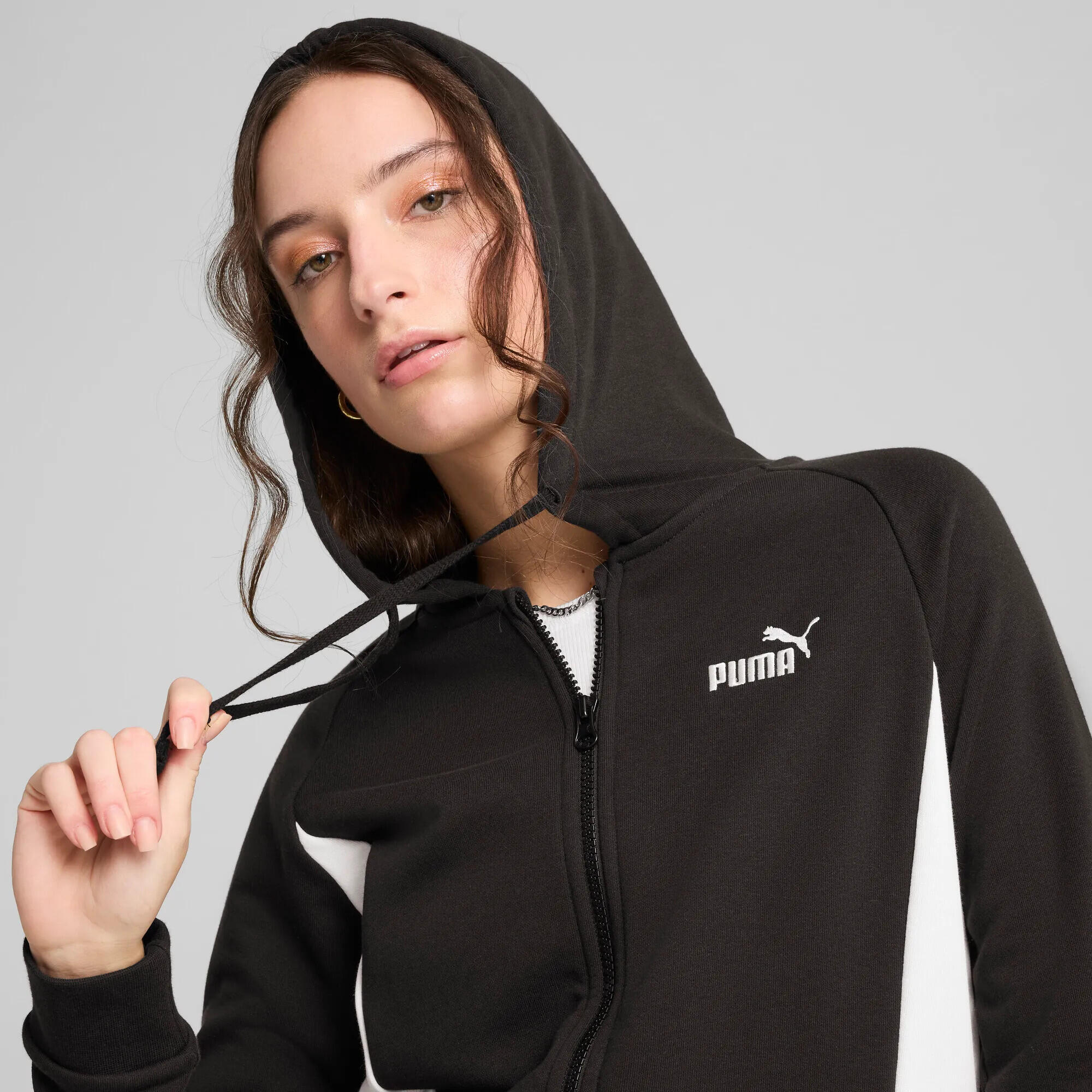 Jogginganzug mit Kapuze Damen PUMA Black 10/13