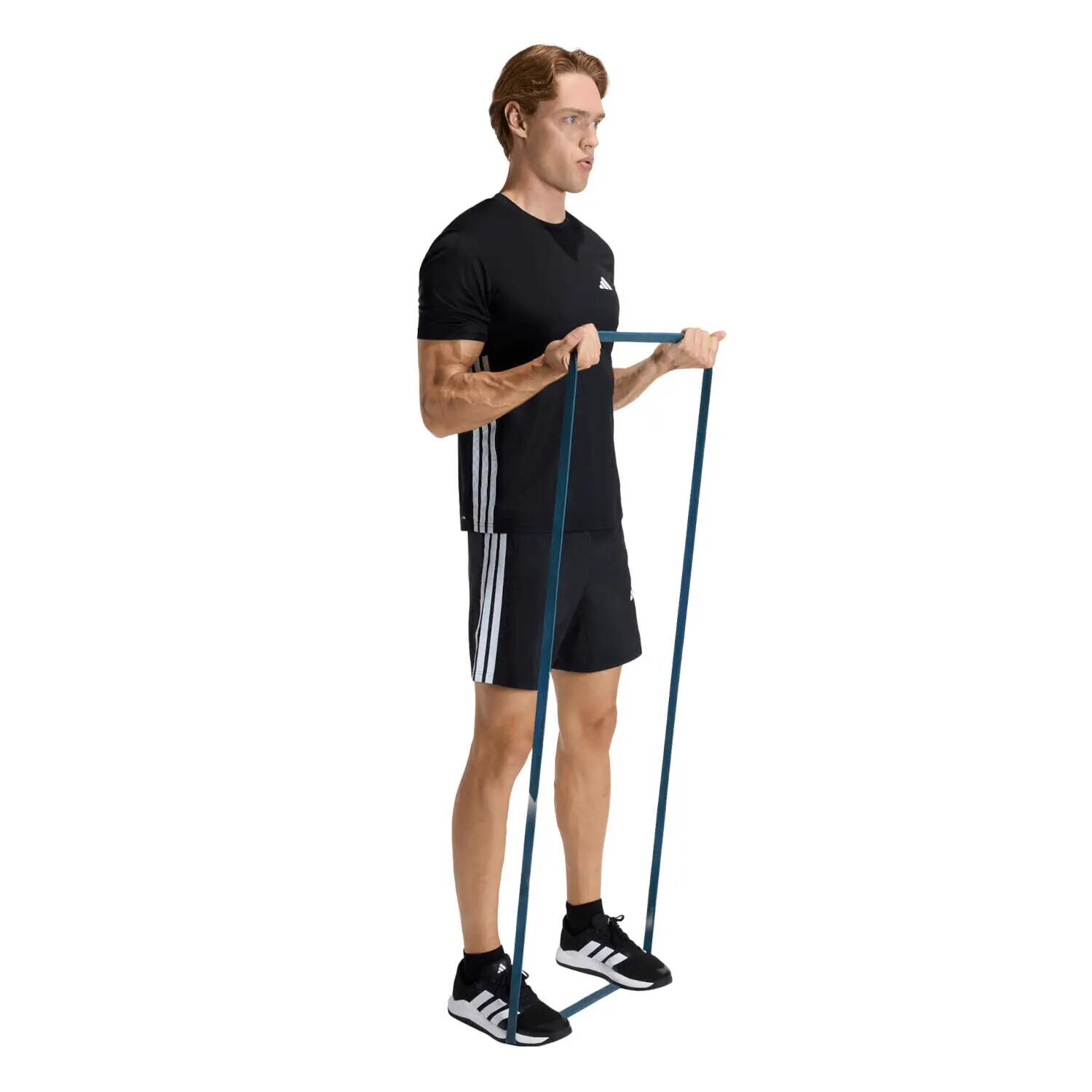 T-SHIRT 3 BANDES BASE WORKOUT ESSENTIALS 10/14
