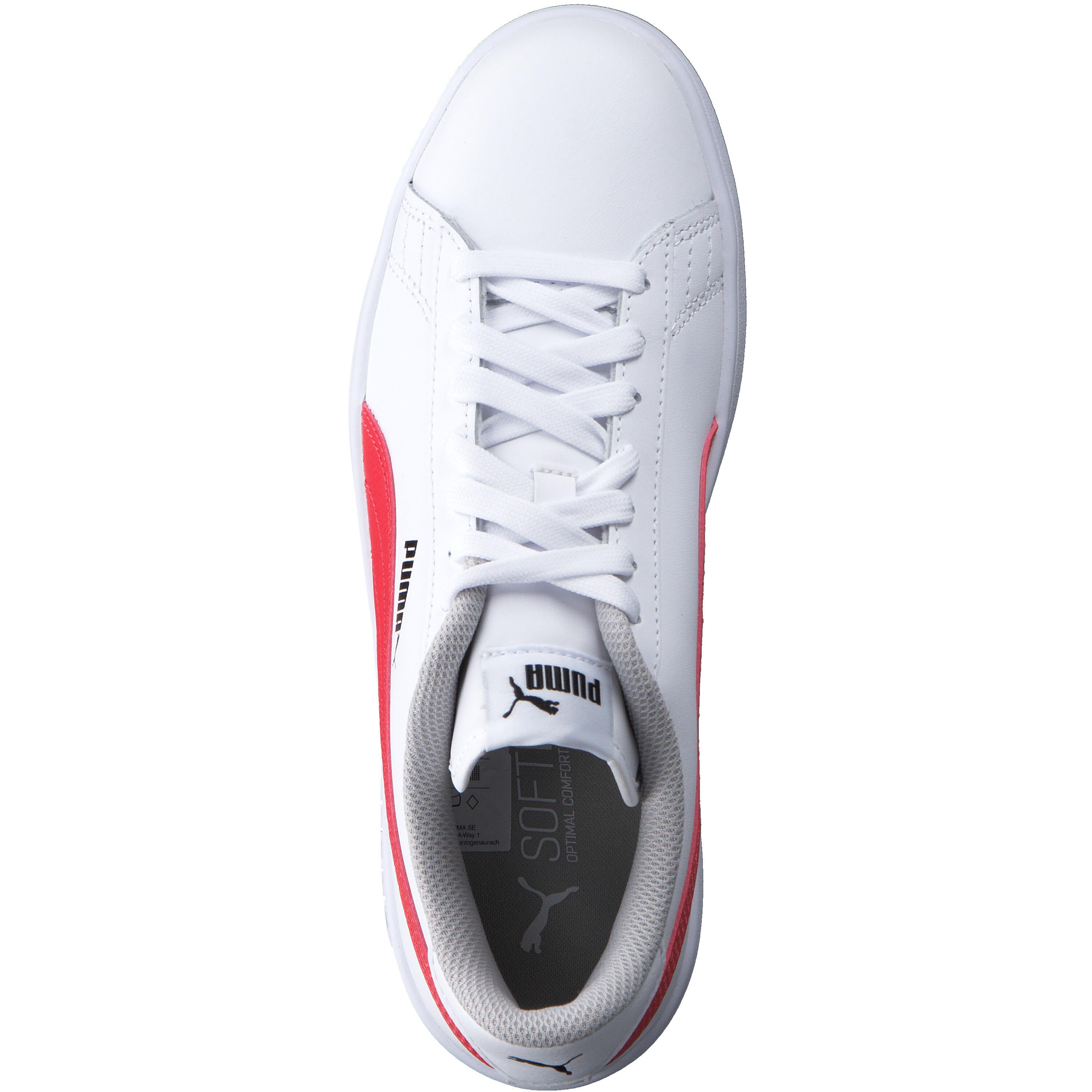 Puma Zapatillas Smash V2 De Niño Blanco/rojo 5/15