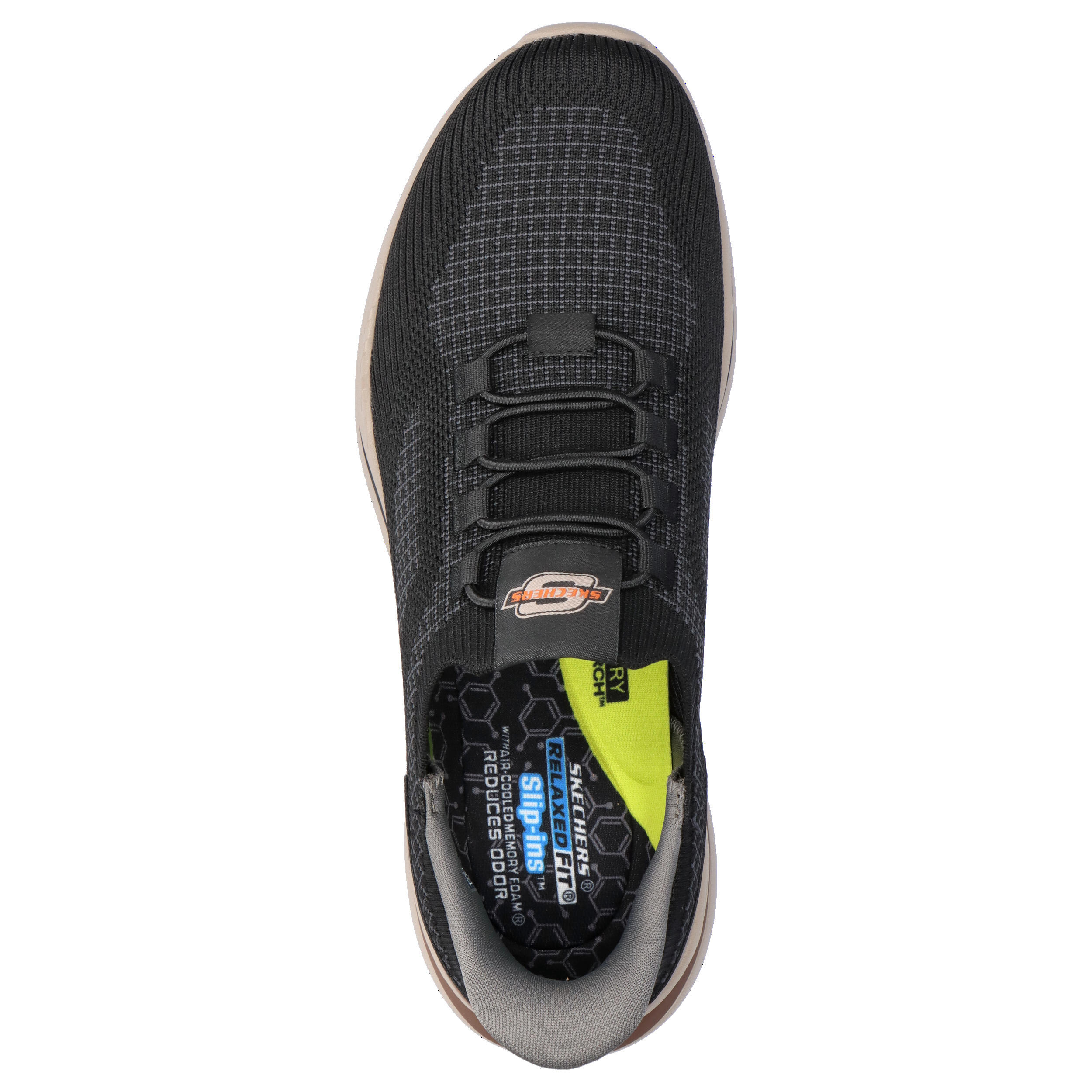 Skechers Herren Slip-ins Relaxed Fit: Norlan - Alonso Sneaker 211207 BLK 5/15