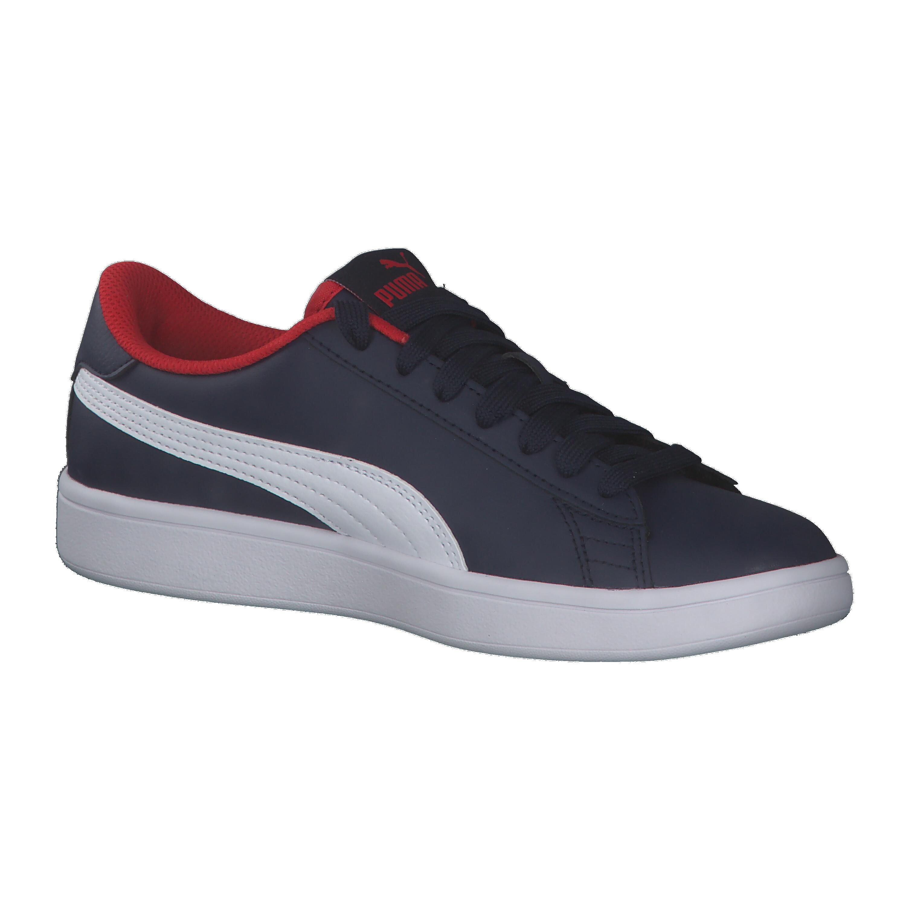 PUMA Smash V2 Sneakers Jugendliche PUMA Peacoat White High Risk Red Blue 8/15