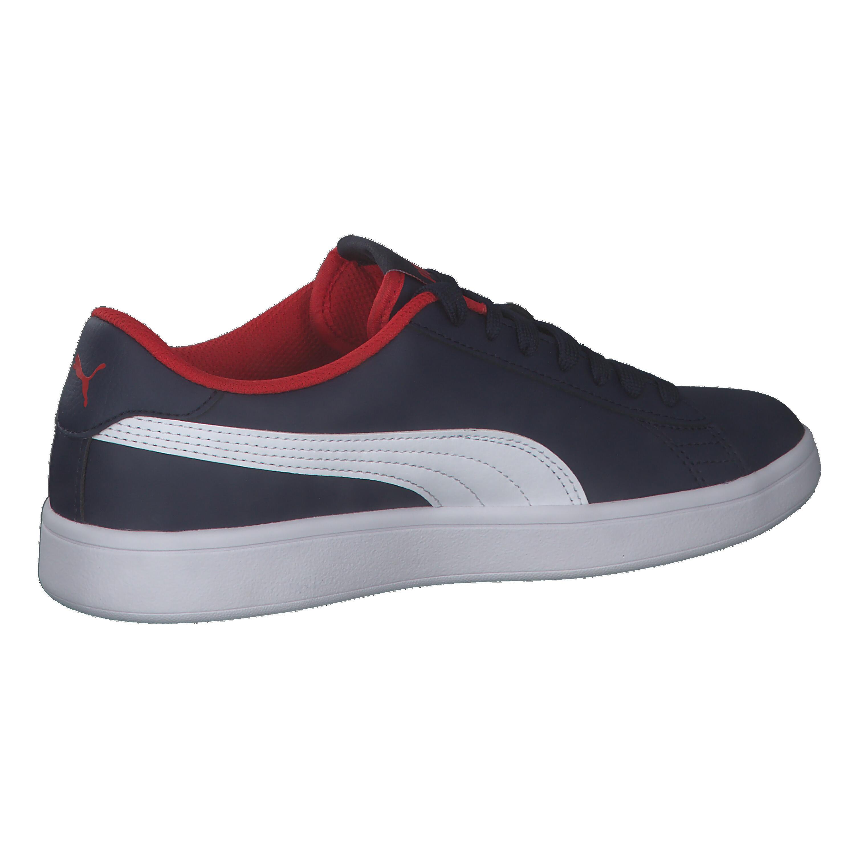 PUMA Smash V2 Sneakers Jugendliche PUMA Peacoat White High Risk Red Blue 15/15
