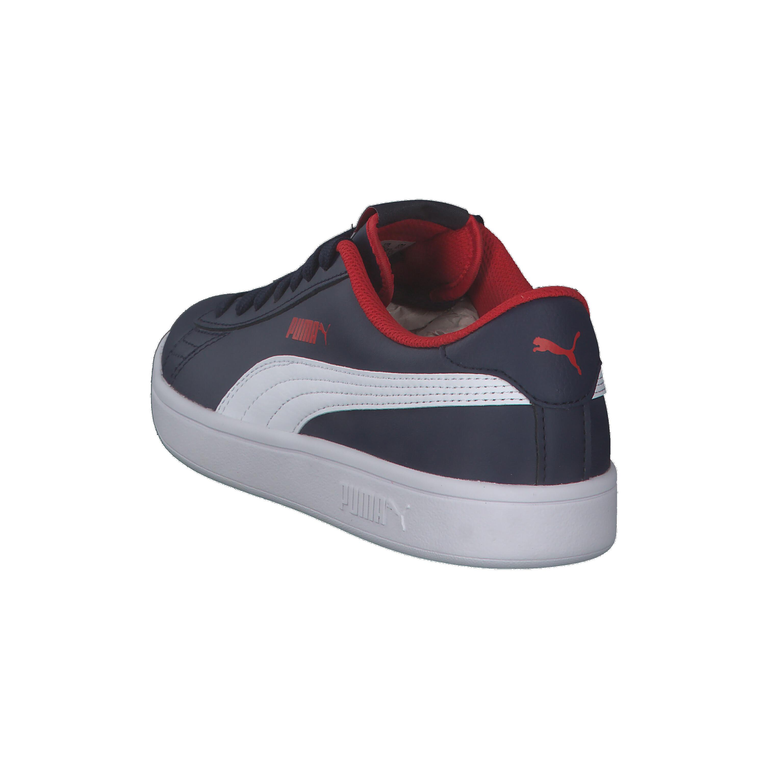 PUMA Smash V2 Sneakers Jugendliche PUMA Peacoat White High Risk Red Blue 12/15