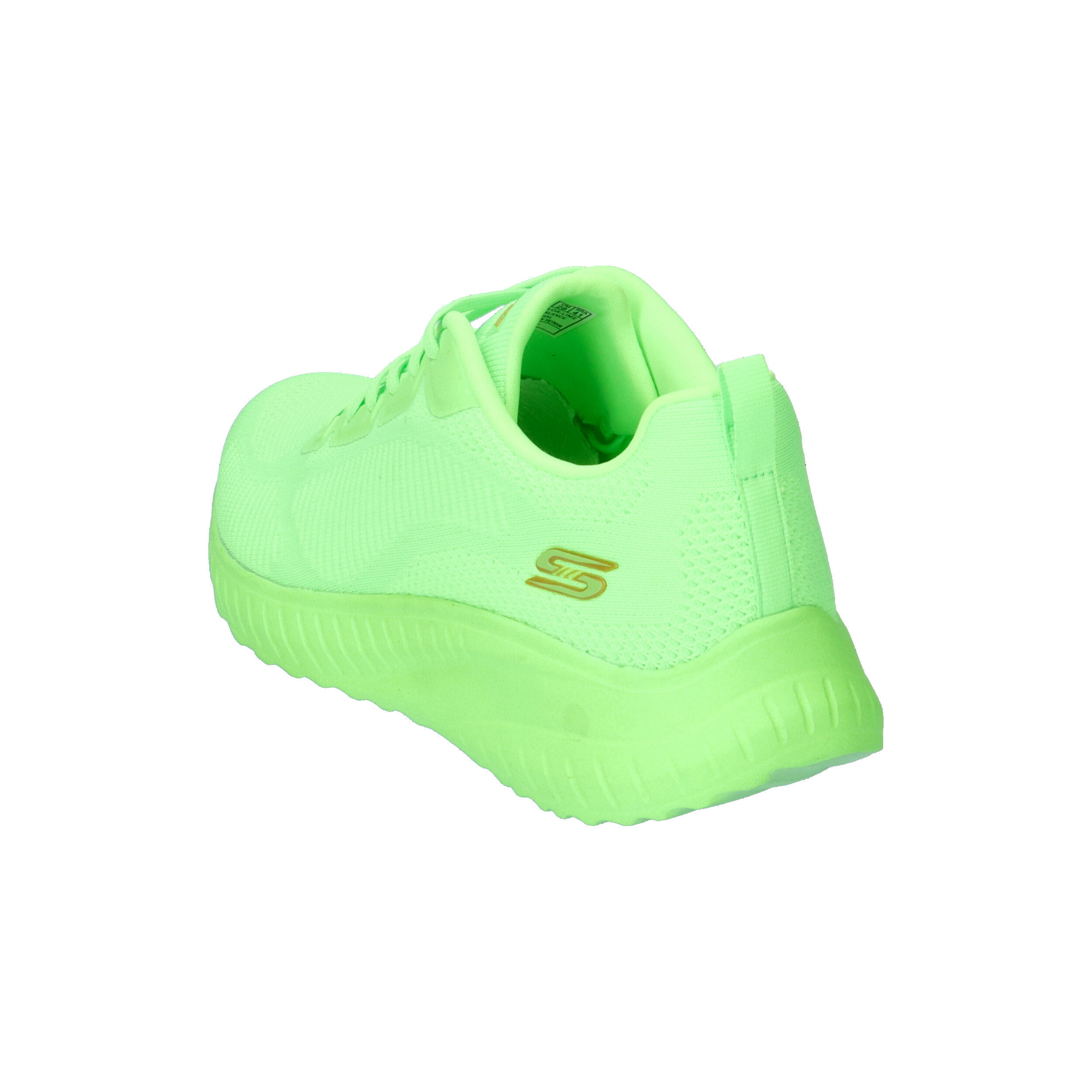 SKECHERS Femme BOBS SQUAD CHAOS COOL RYTHMS Sneakers Bleu Lime neón 12/15